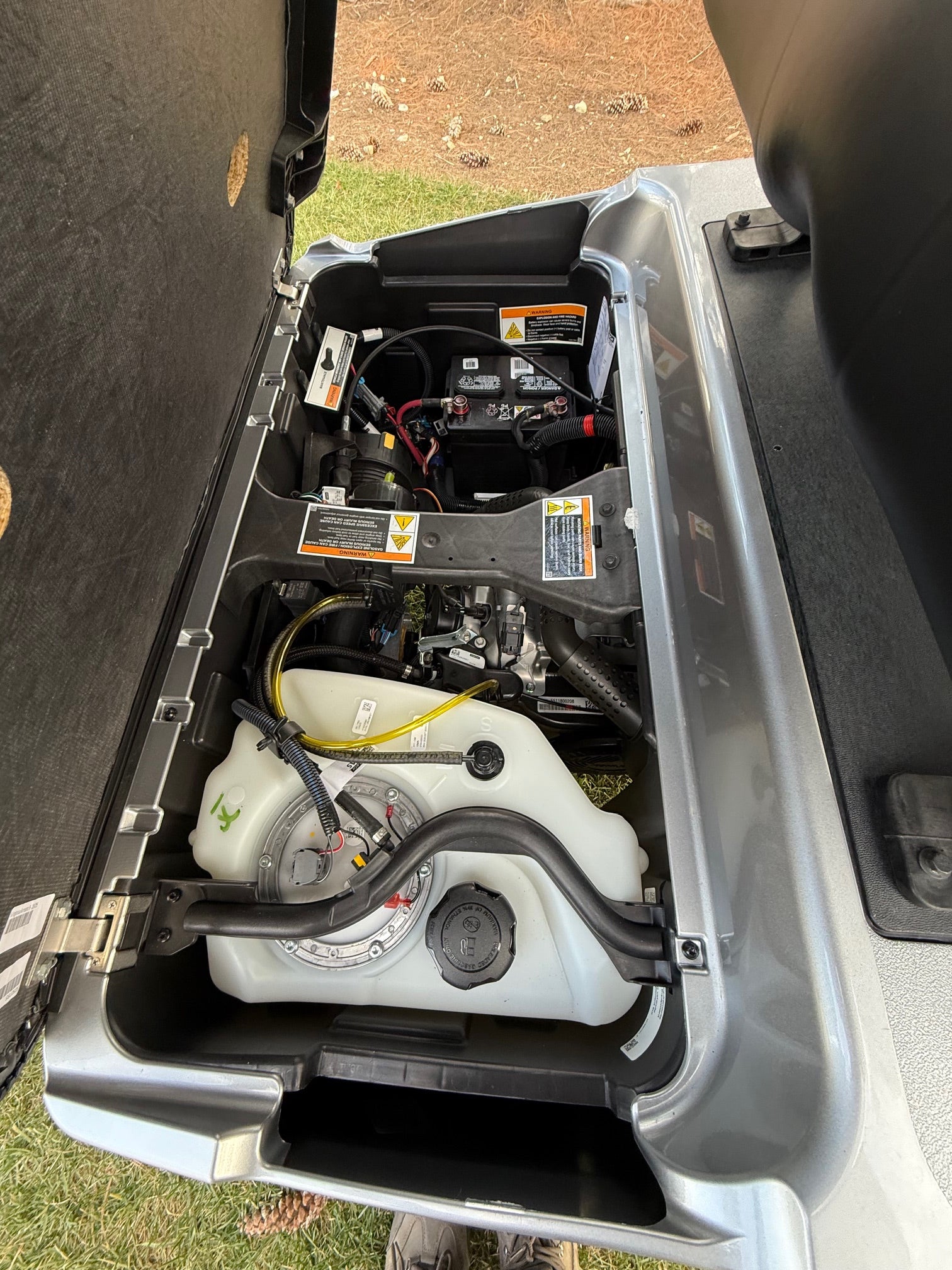 2026 Club Car Onward Gas 4 Passenger  Silver Golf Cart