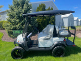 2023 Club Car Lifted White   Onward Gas Four Passenger Golf Cart