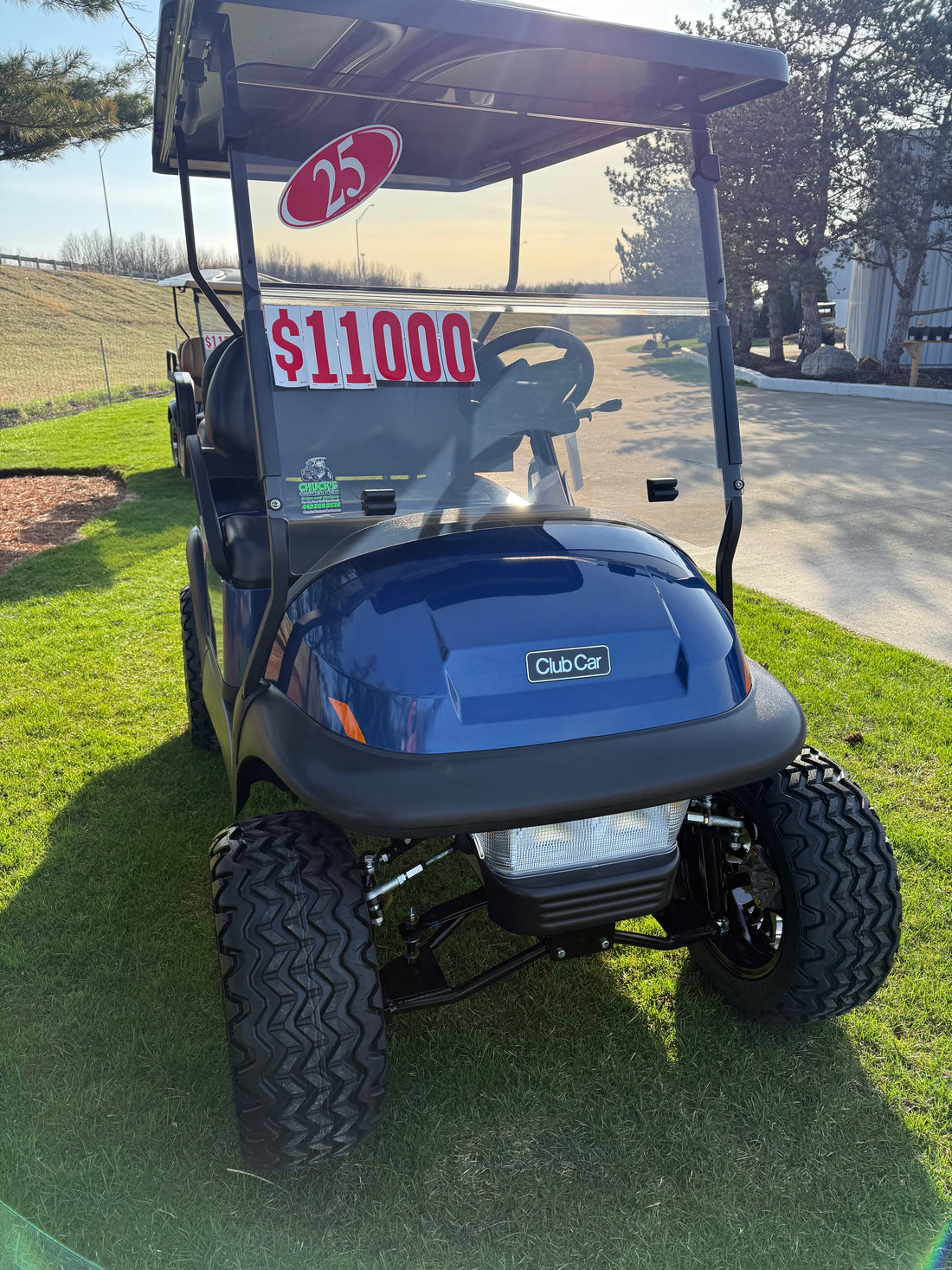 2025 Club Car Precedent Blue  Gas 4 Passenger Golf Cart