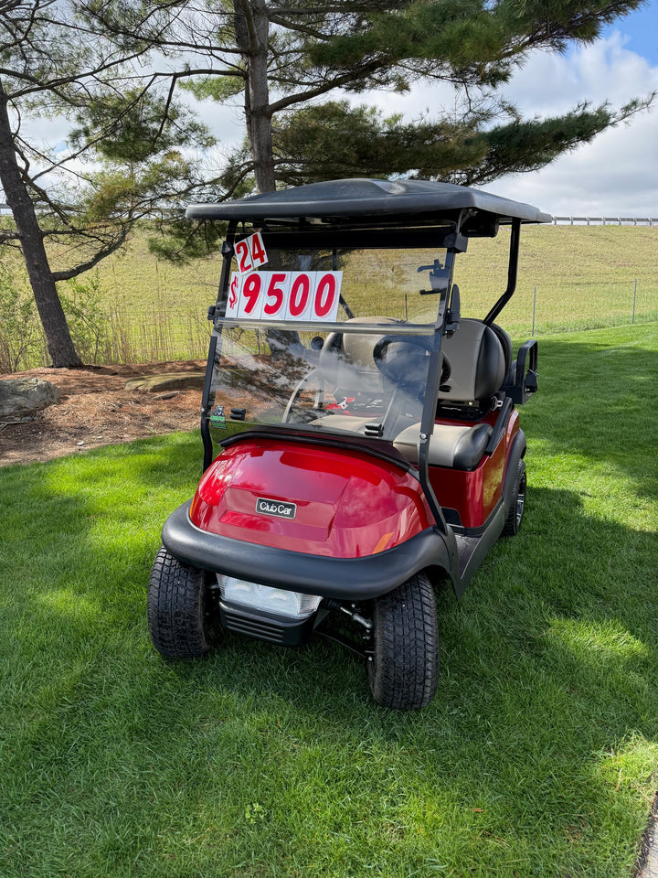 2024 Club Car Villager Red Gas 4 Passenger Street Golf Cart