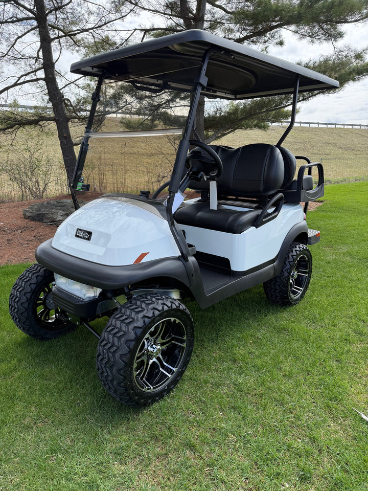 2025  Club Car Precedent  White Gas 4 Passenger Golf Cart