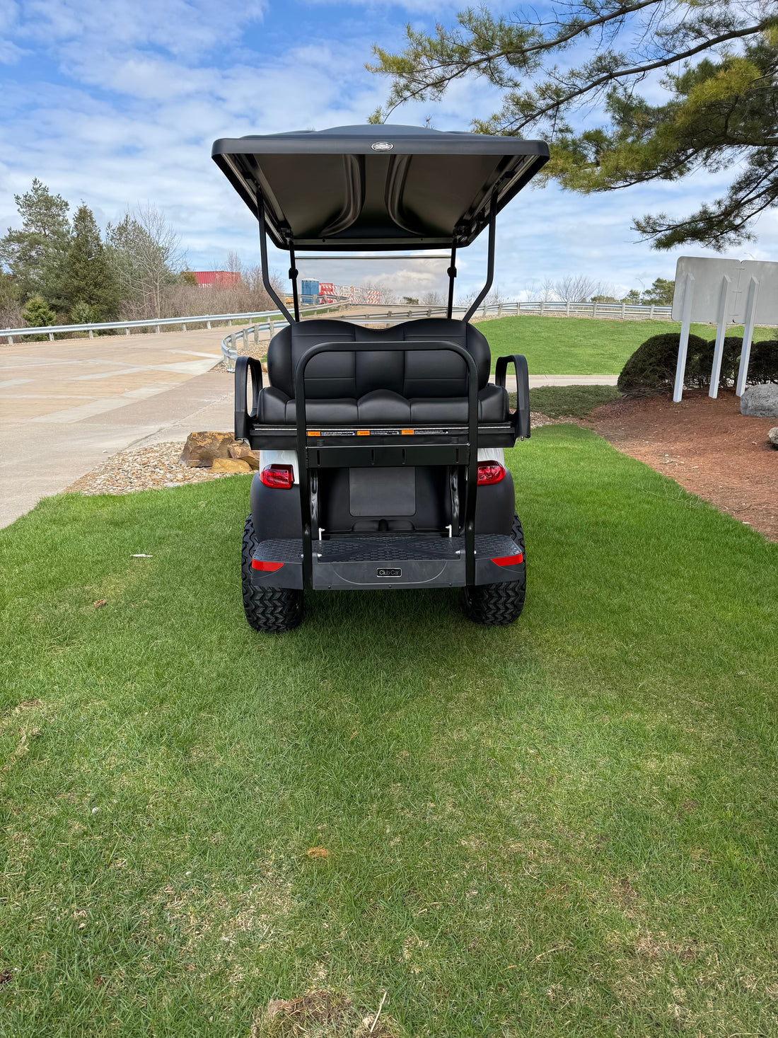2025  Club Car Precedent  White Gas 4 Passenger Golf Cart