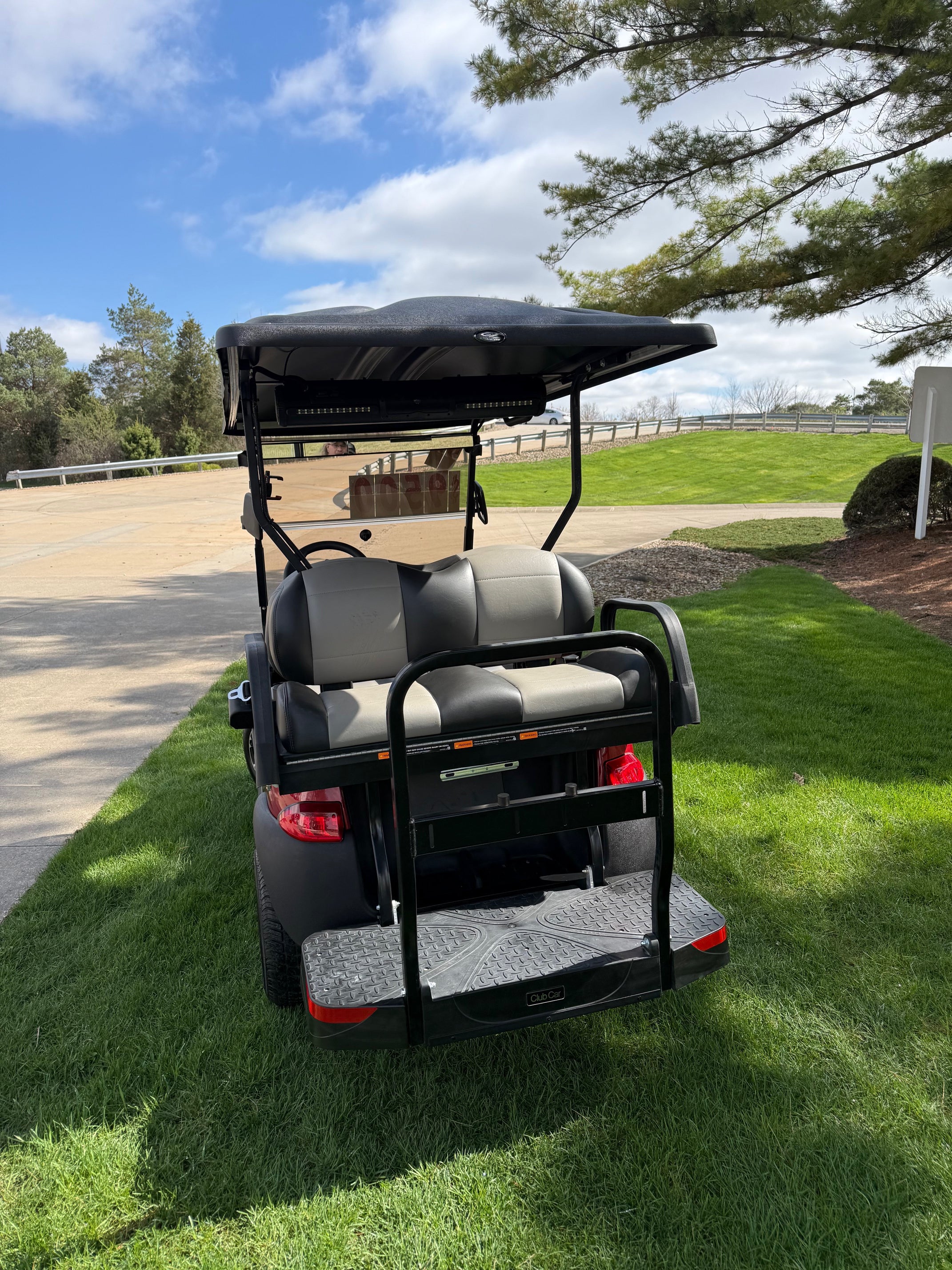 2024 Club Car Villager Red Gas 4 Passenger Street Golf Cart