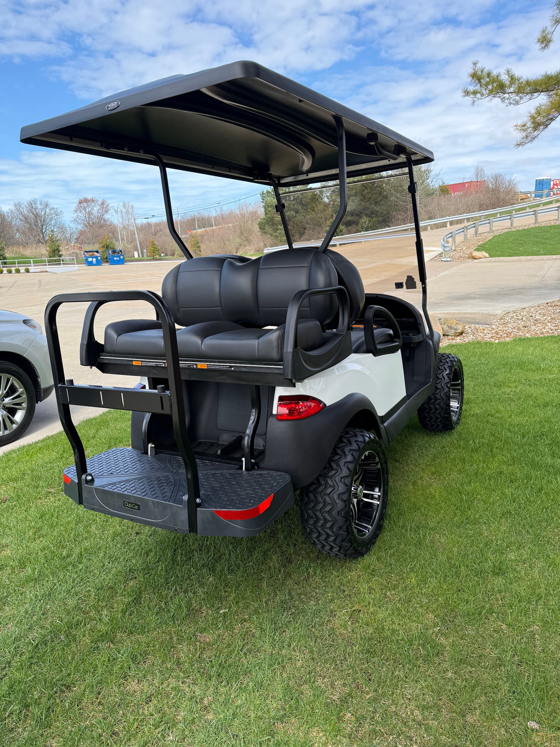 2025  Club Car Precedent  White Gas 4 Passenger Golf Cart
