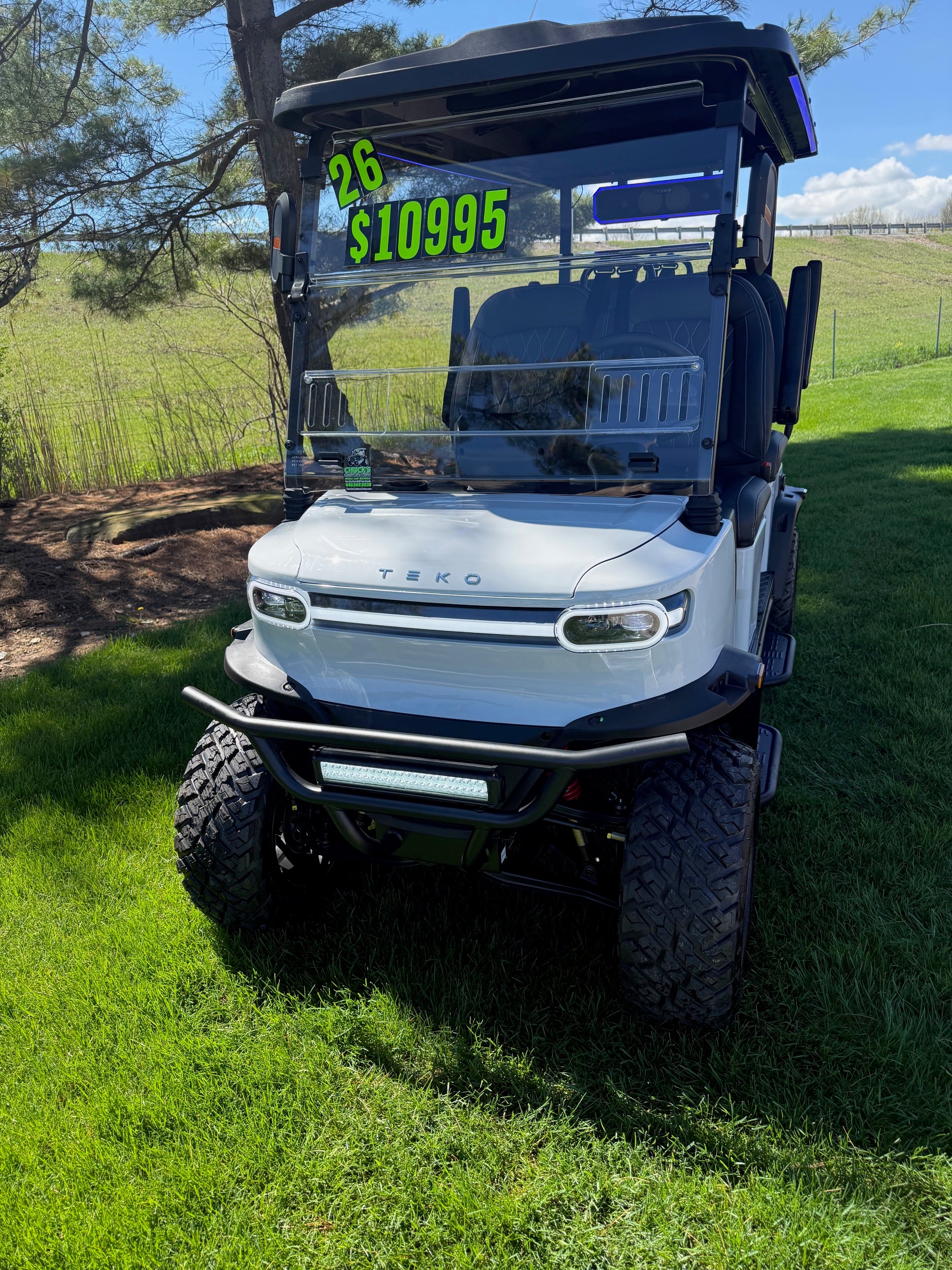 2026 Teko Trophy Lsv Lithium Electric  Four Forward Four Seater  Street Ready  Golf Cart