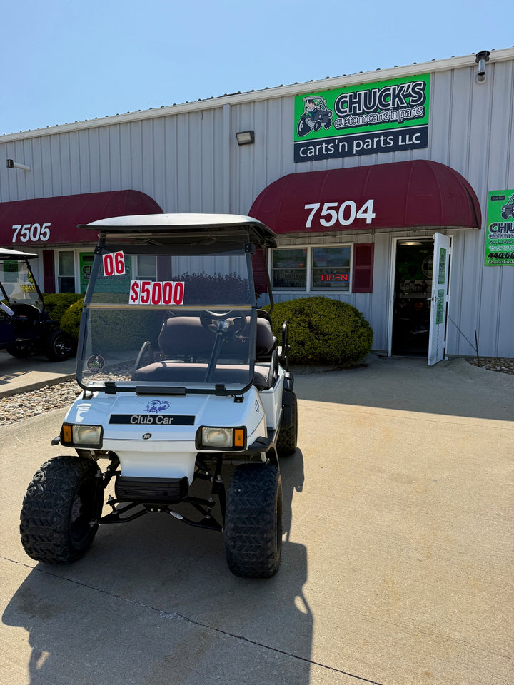 Club Car DS Lifted  Four Seater Electric Golf Cart