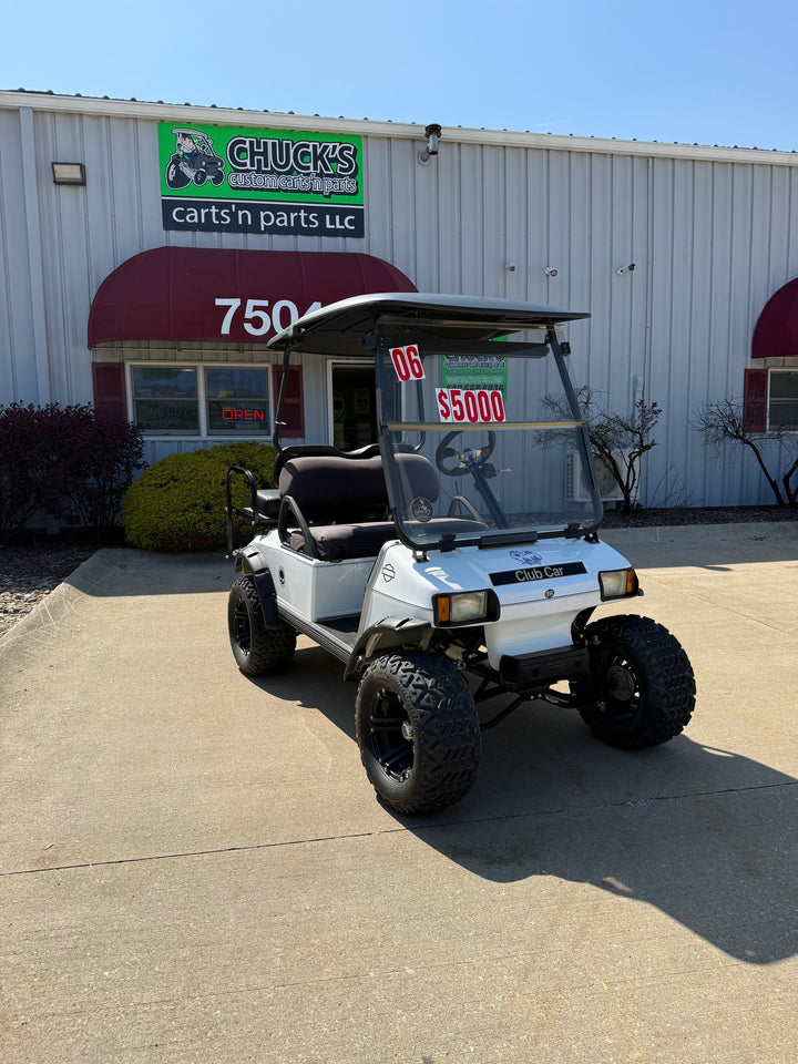 Club Car DS Lifted  Four Seater Electric Golf Cart
