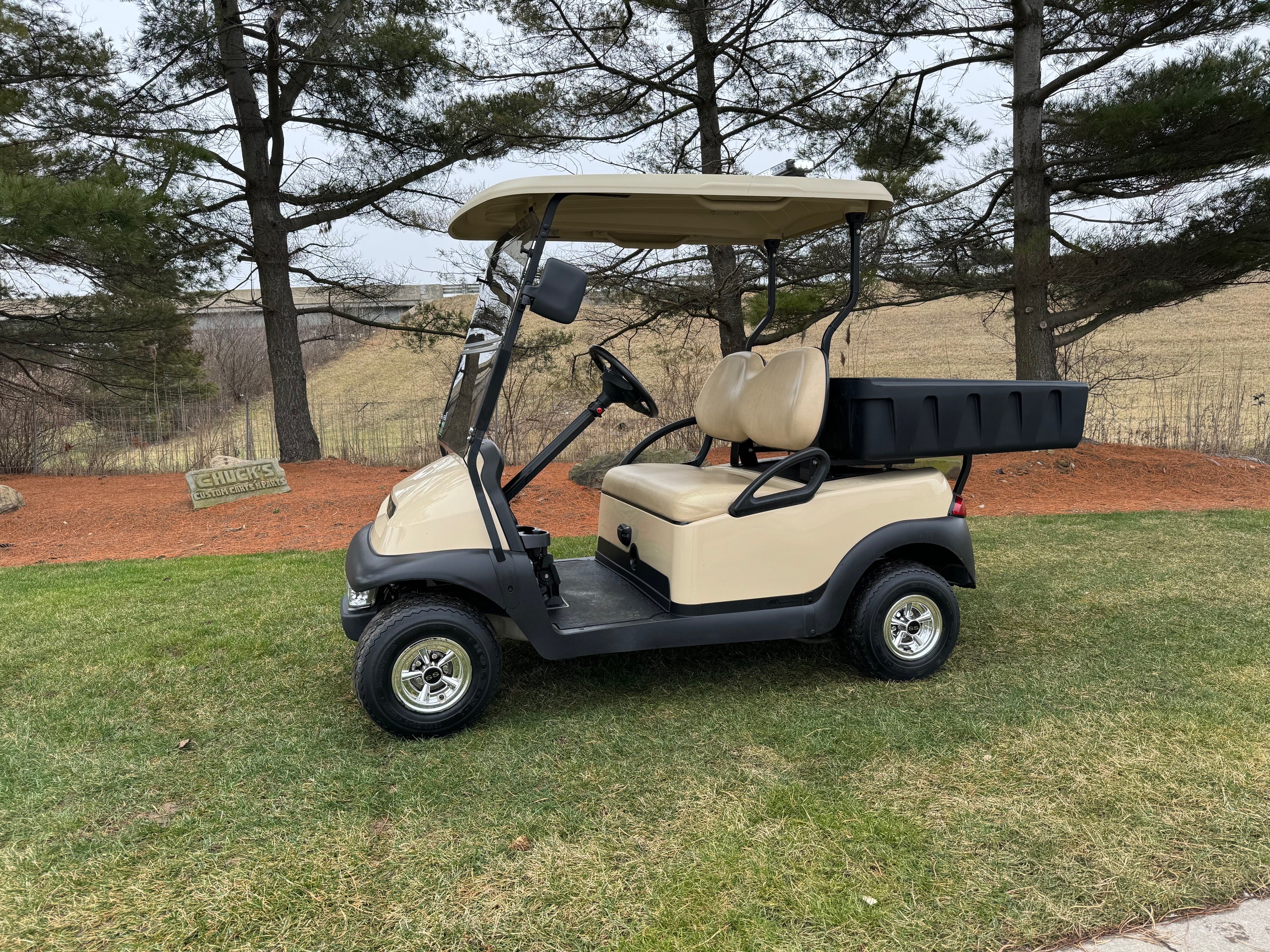 2018 Club Car Precedent Beige  Electric Two Passenger