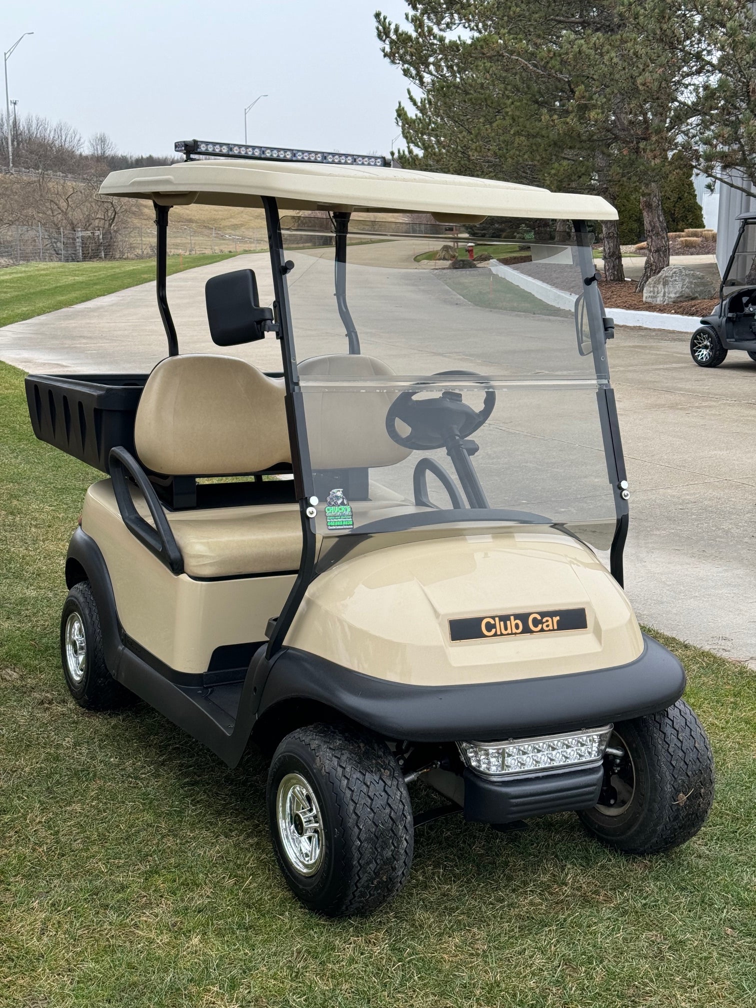 2018 Club Car Precedent Beige  Electric Two Passenger