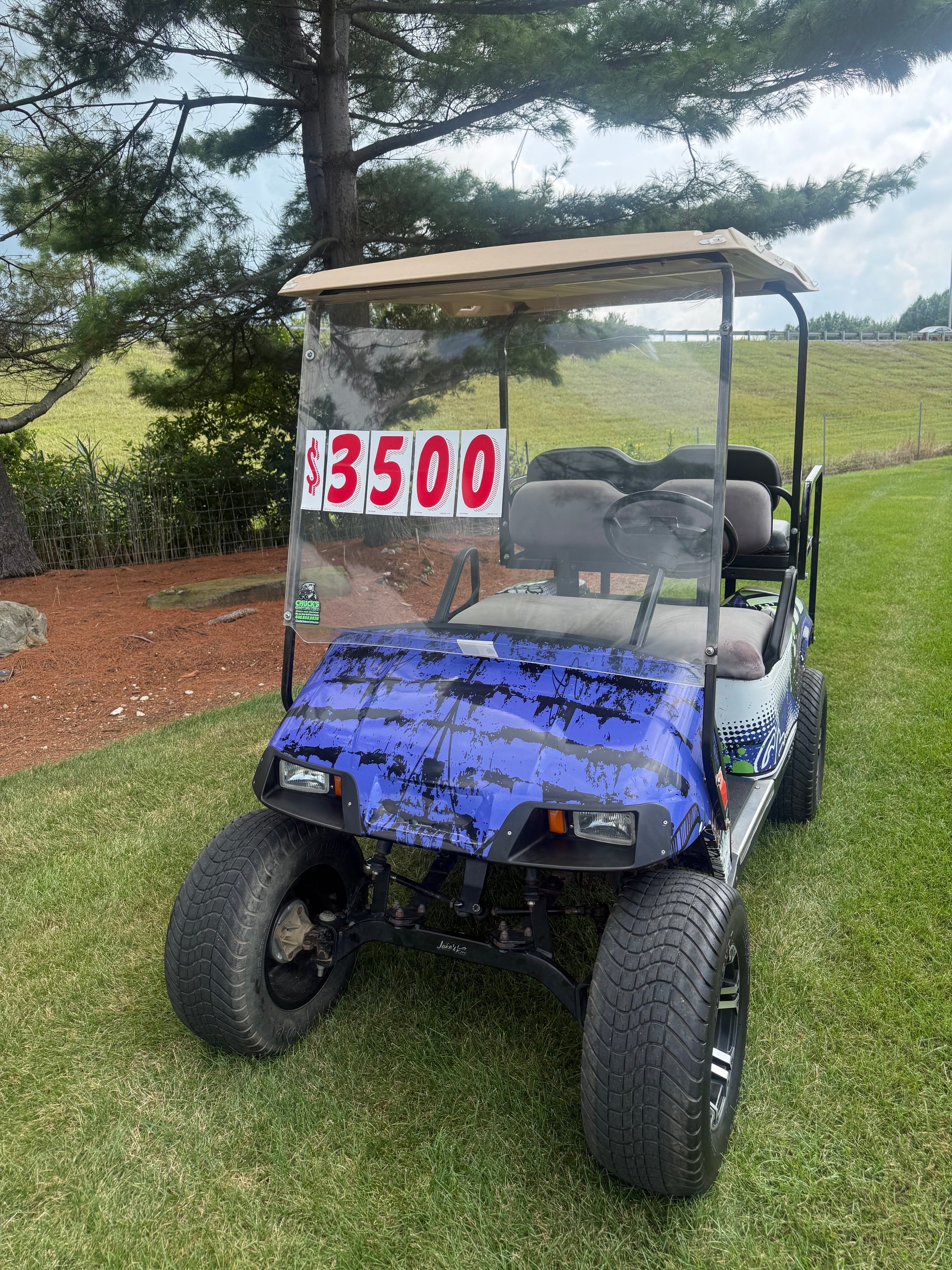 Ezgo Txt  Four Passenger Lifted  Electric Golf Cart