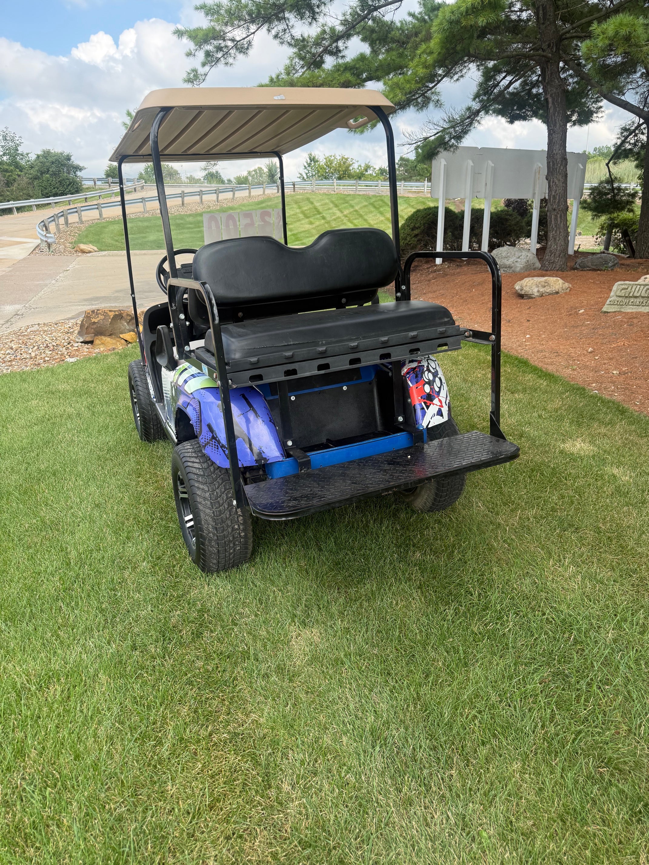 Ezgo Txt  Four Passenger Lifted  Electric Golf Cart