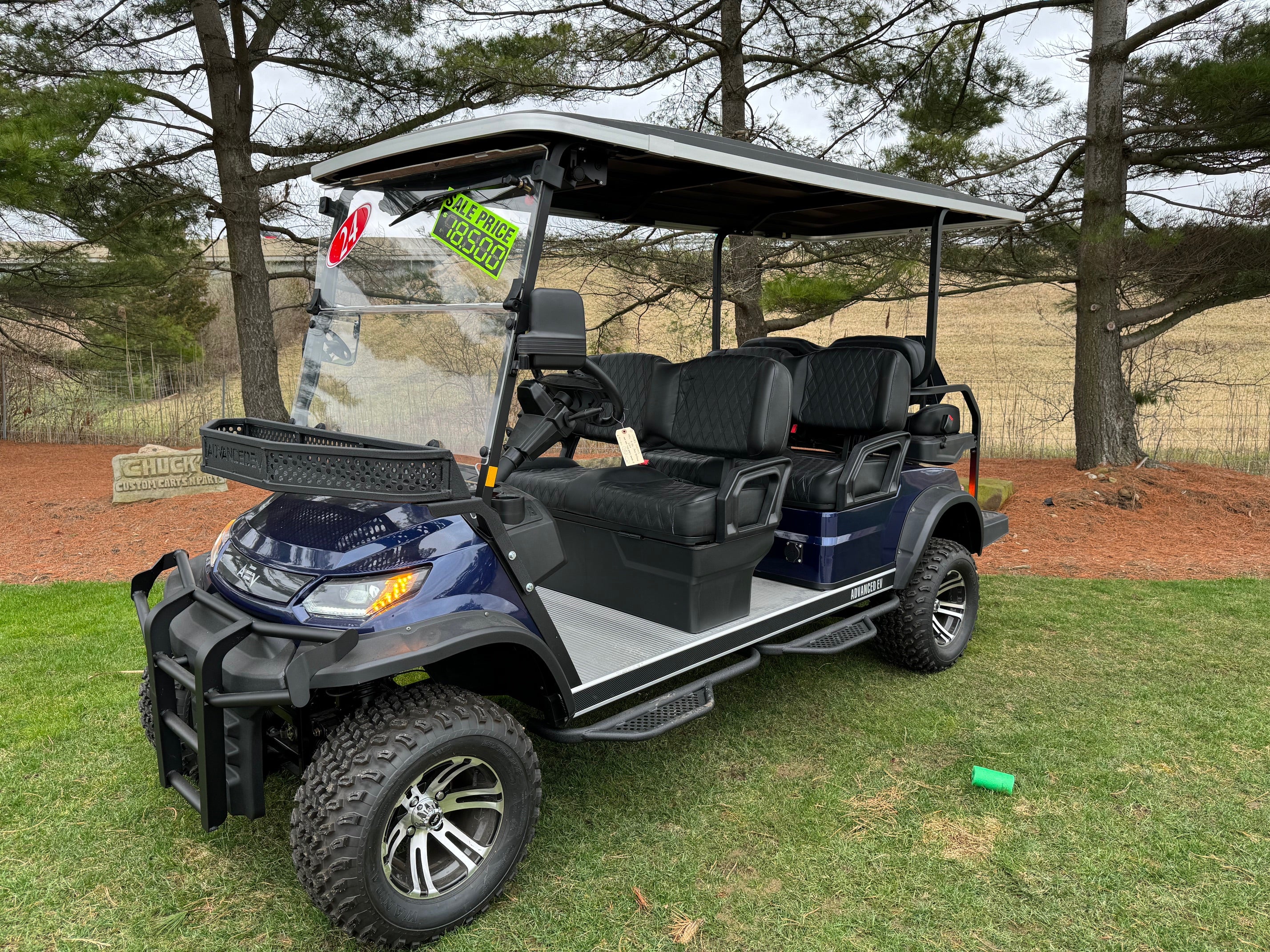 Advanced Ev Advent  6  Lifted Lithium Lsv Electric Golf Cart