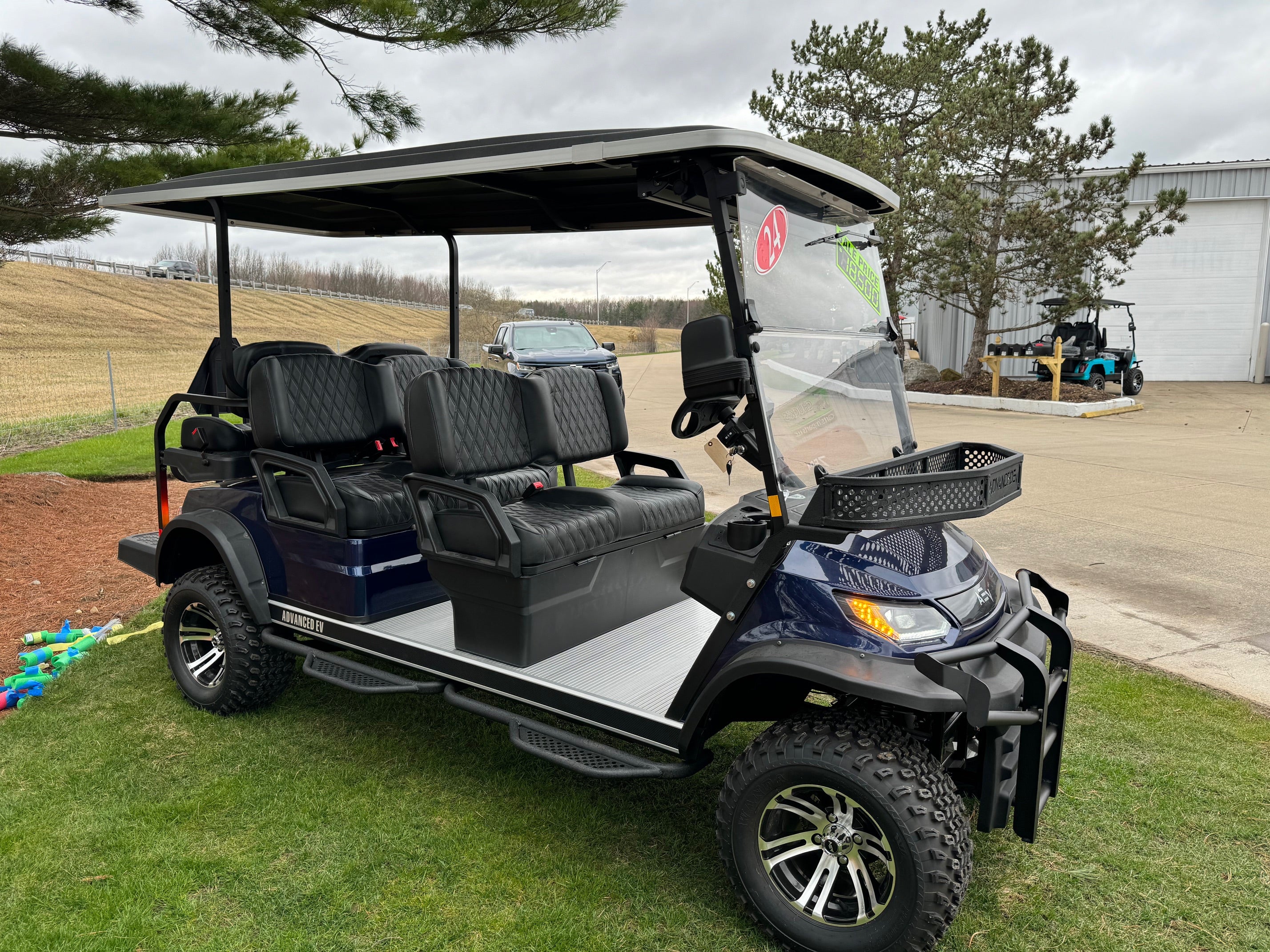 Advanced Ev Advent  6  Lifted Lithium Lsv Electric Golf Cart