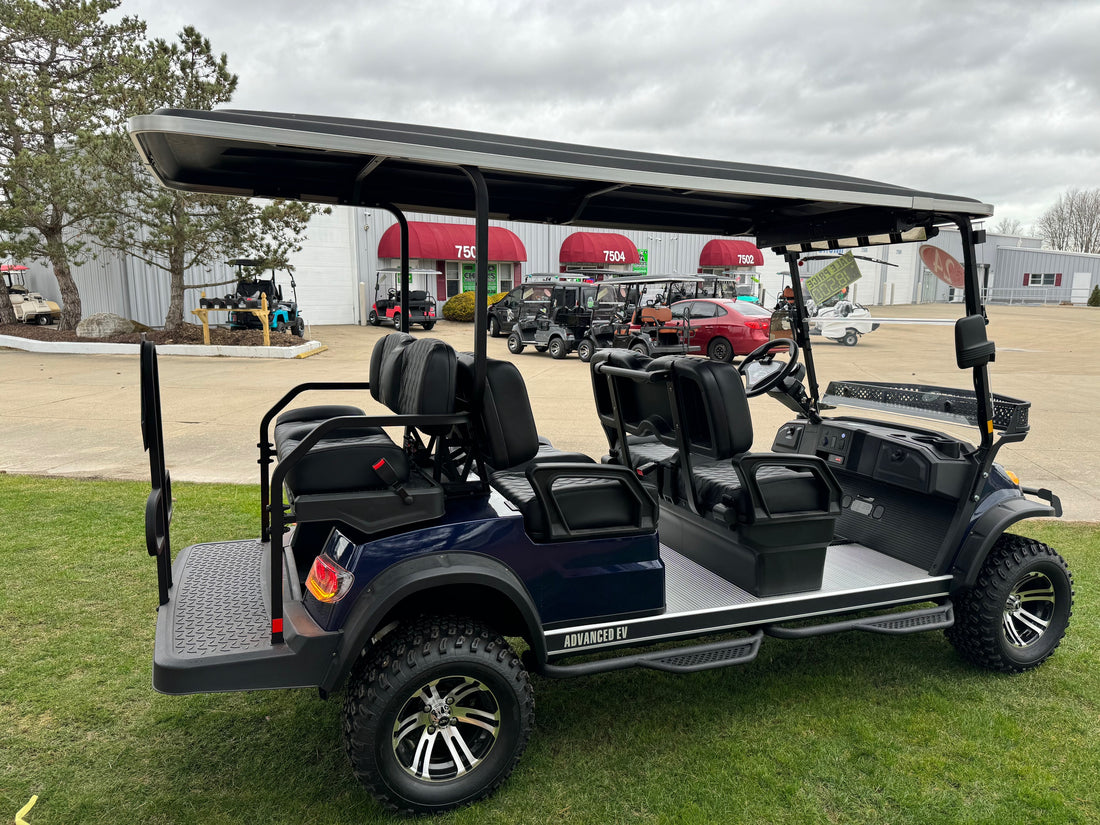 Advanced Ev Advent  6  Lifted Lithium Lsv Electric Golf Cart