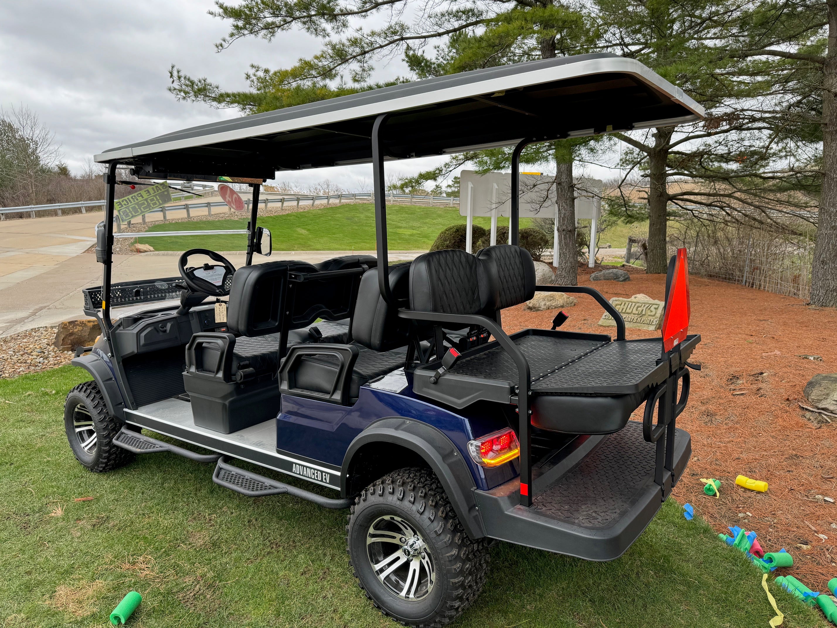 Advanced Ev Advent  6  Lifted Lithium Lsv Electric Golf Cart