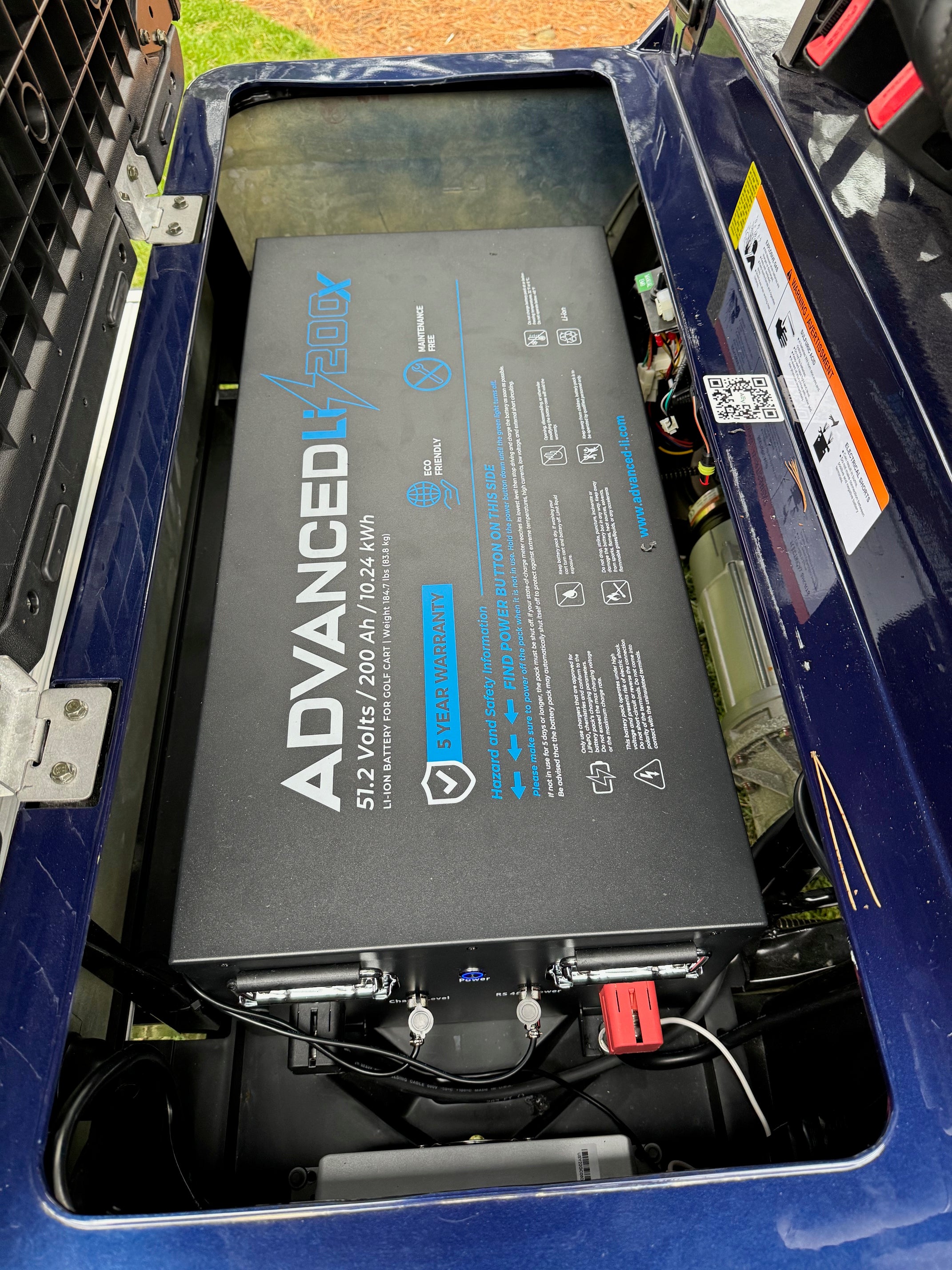Advanced Ev Advent  6  Lifted Lithium Lsv Electric Golf Cart