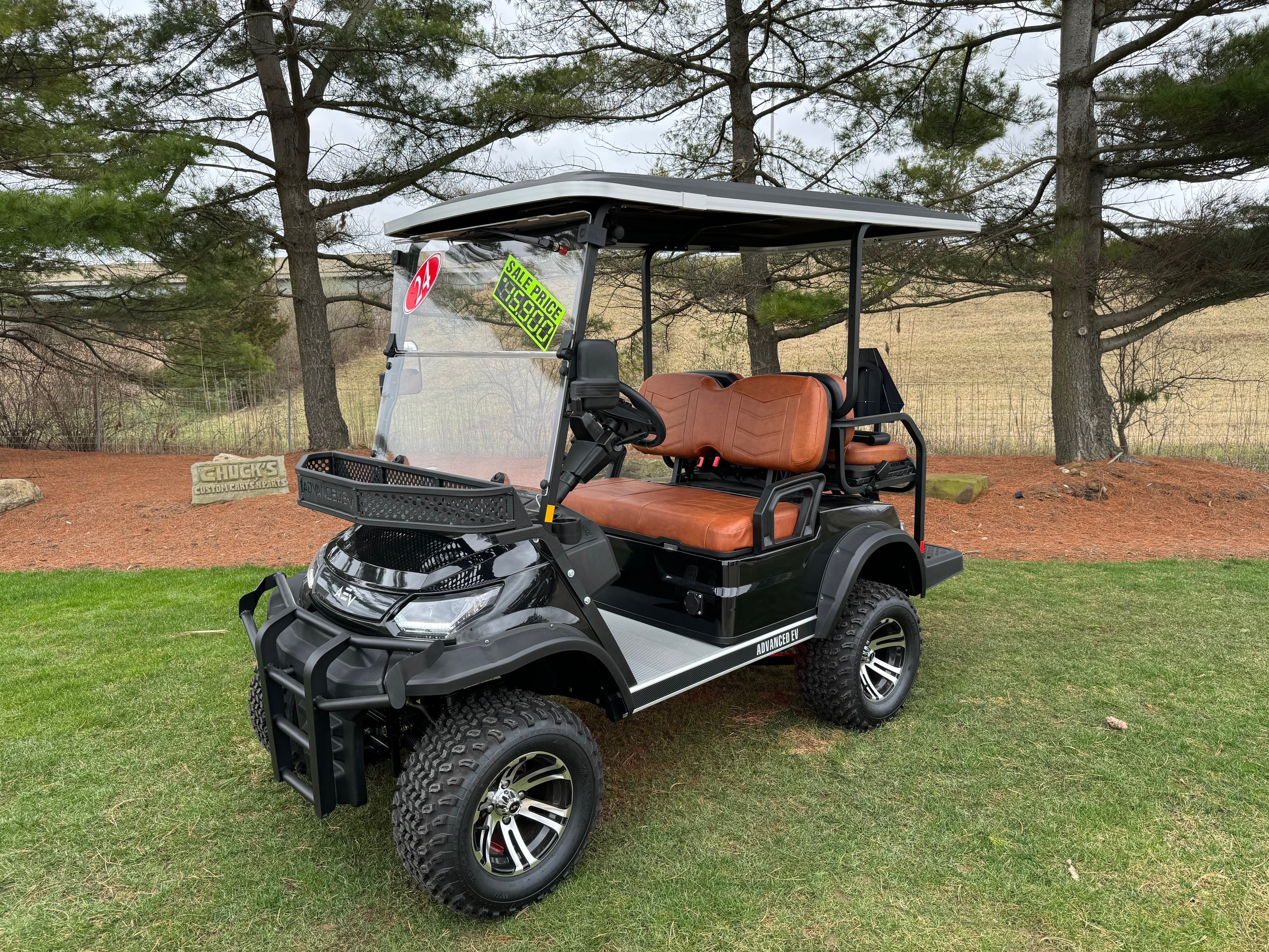 Advanced Ev Advent  4 Lifted Lithium Lsv Electric Golf Cart