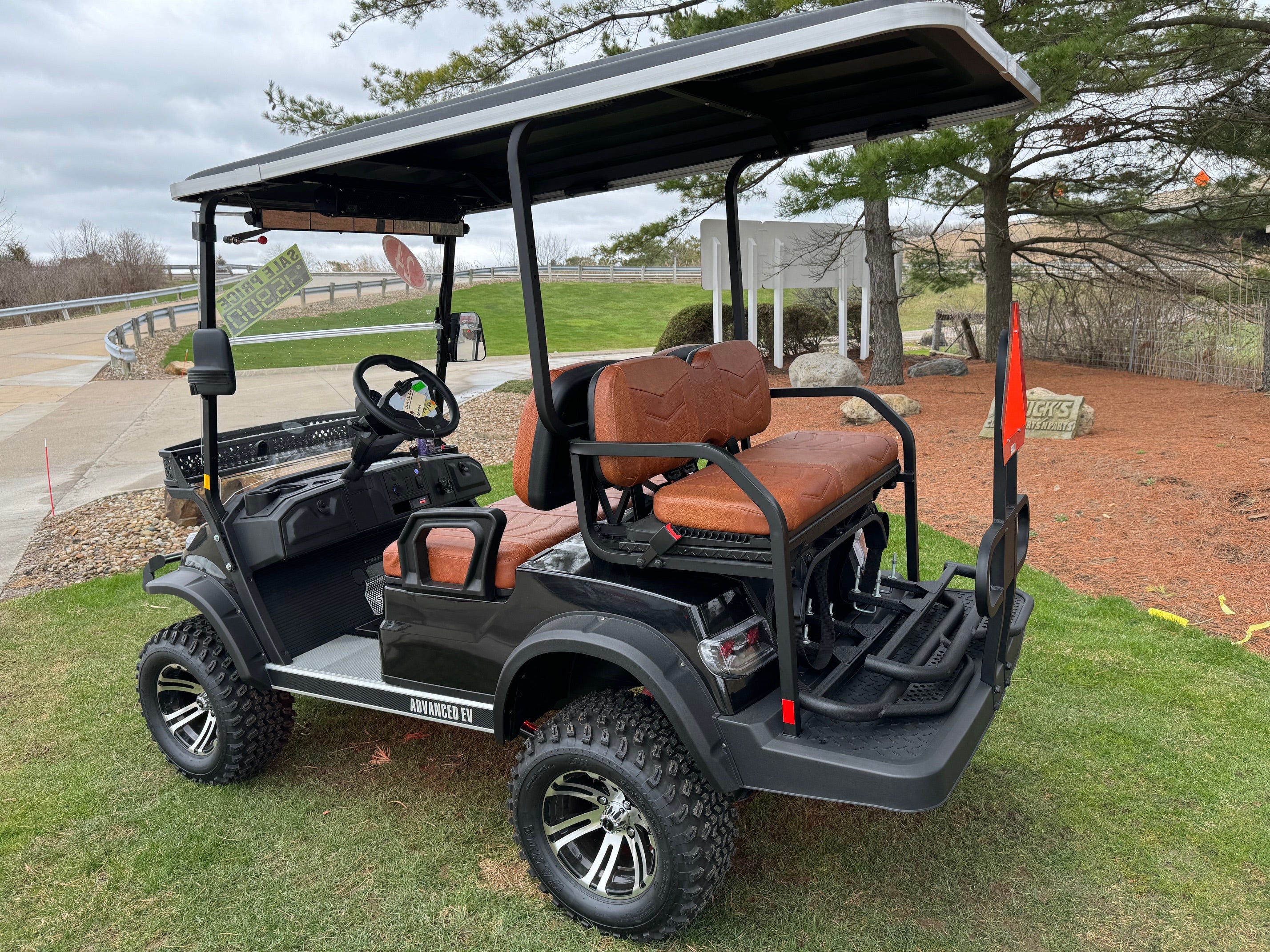 Advanced Ev Advent  4 Lifted Lithium Lsv Electric Golf Cart