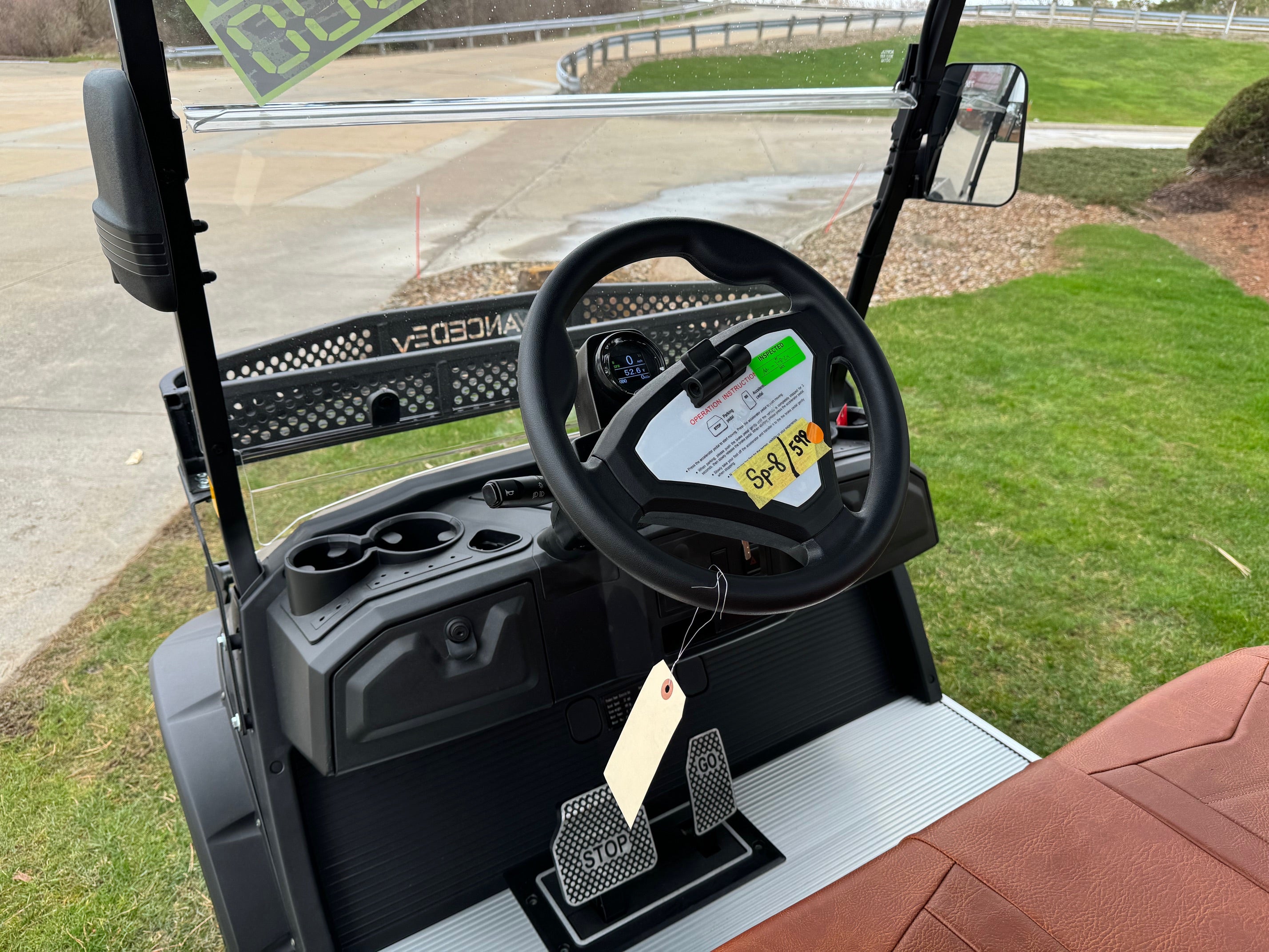 Advanced Ev Advent  4 Lifted Lithium Lsv Electric Golf Cart