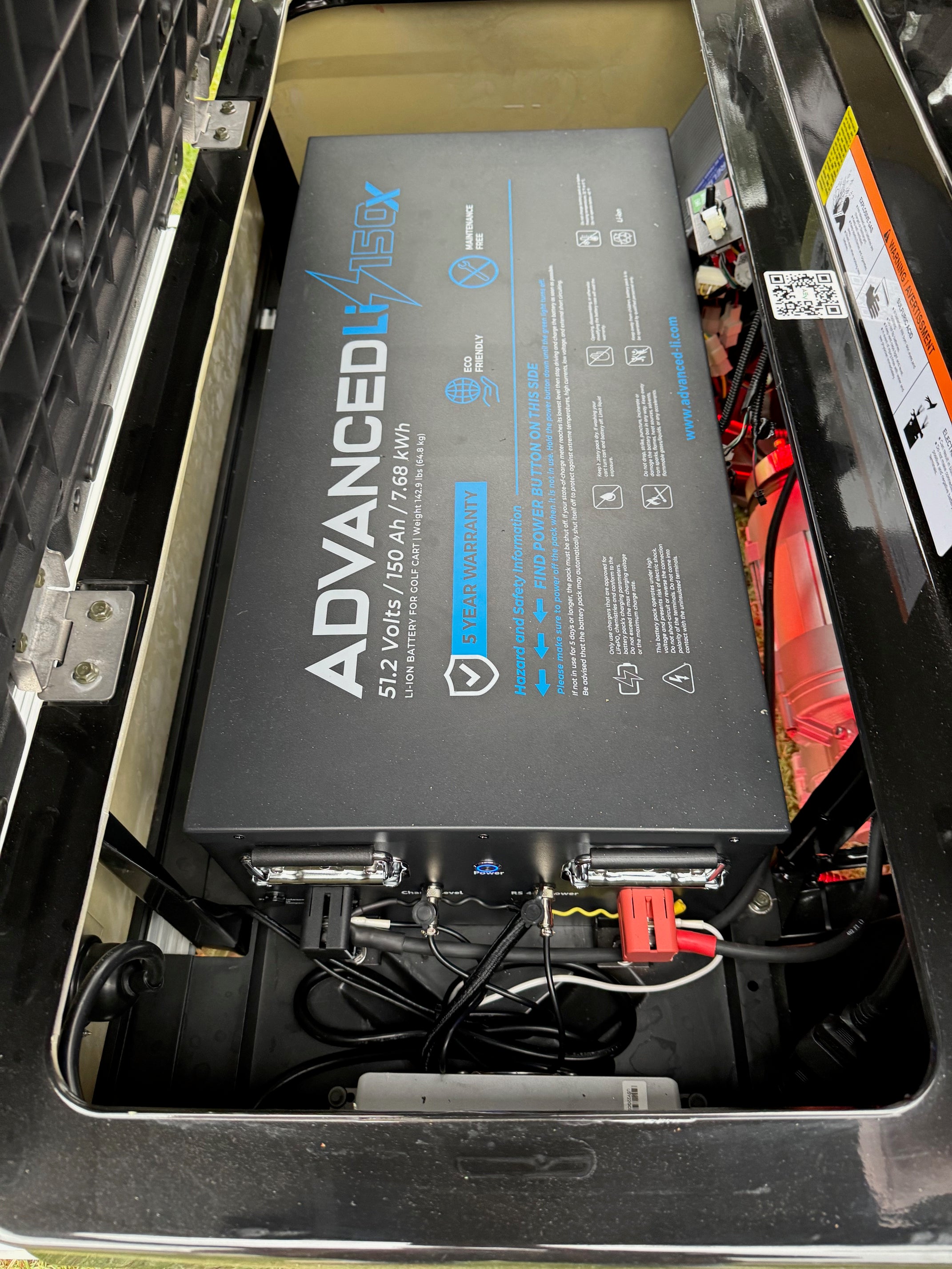 Advanced Ev Advent  4 Lifted Lithium Lsv Electric Golf Cart