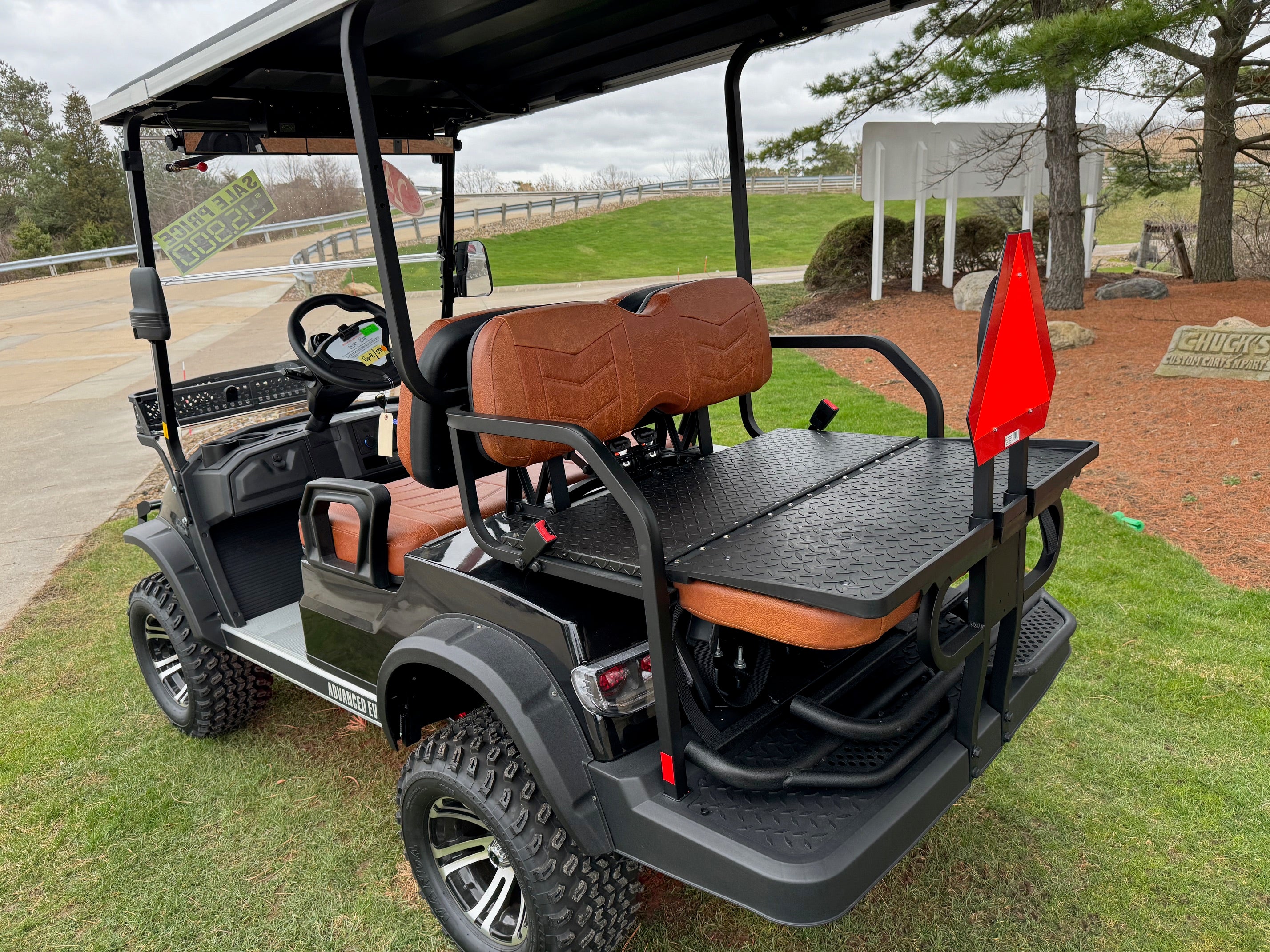 Advanced Ev Advent  4 Lifted Lithium Lsv Electric Golf Cart