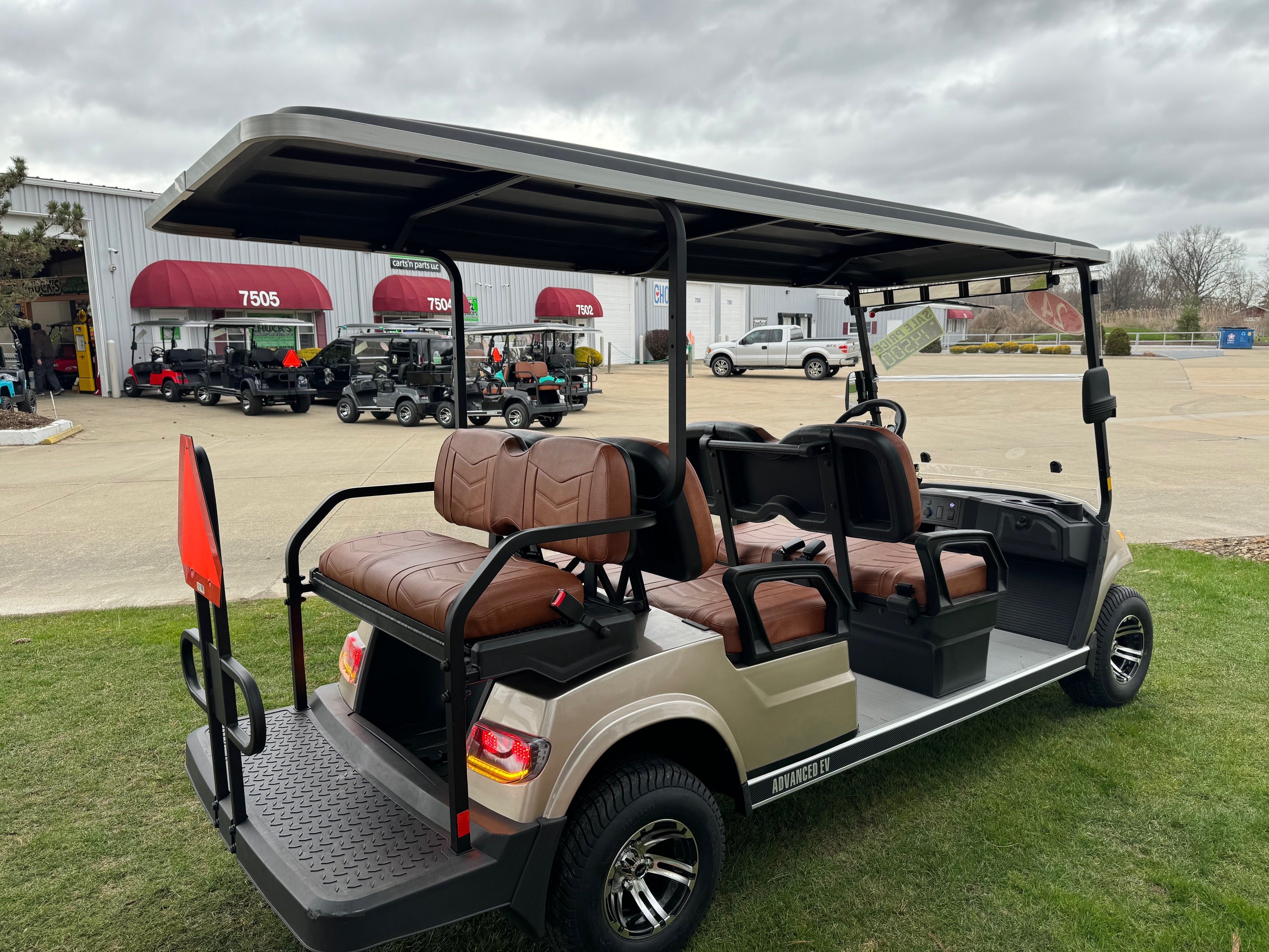 Advanced Ev Advent  6  Lithium Lsv Electric Golf Cart