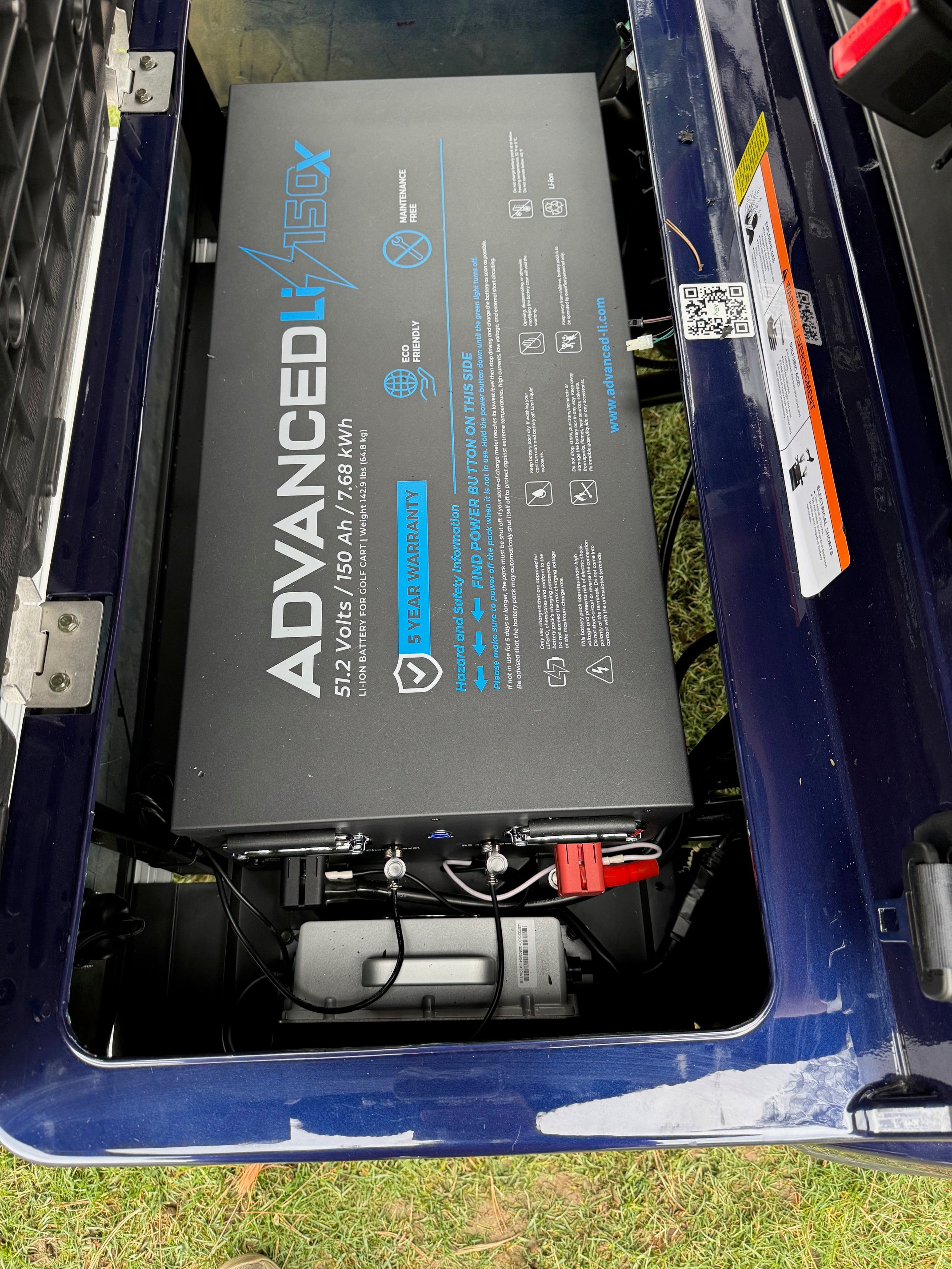 Advanced Ev Advent  2 Passenger Golfer  Lithium  Electric Golf Cart