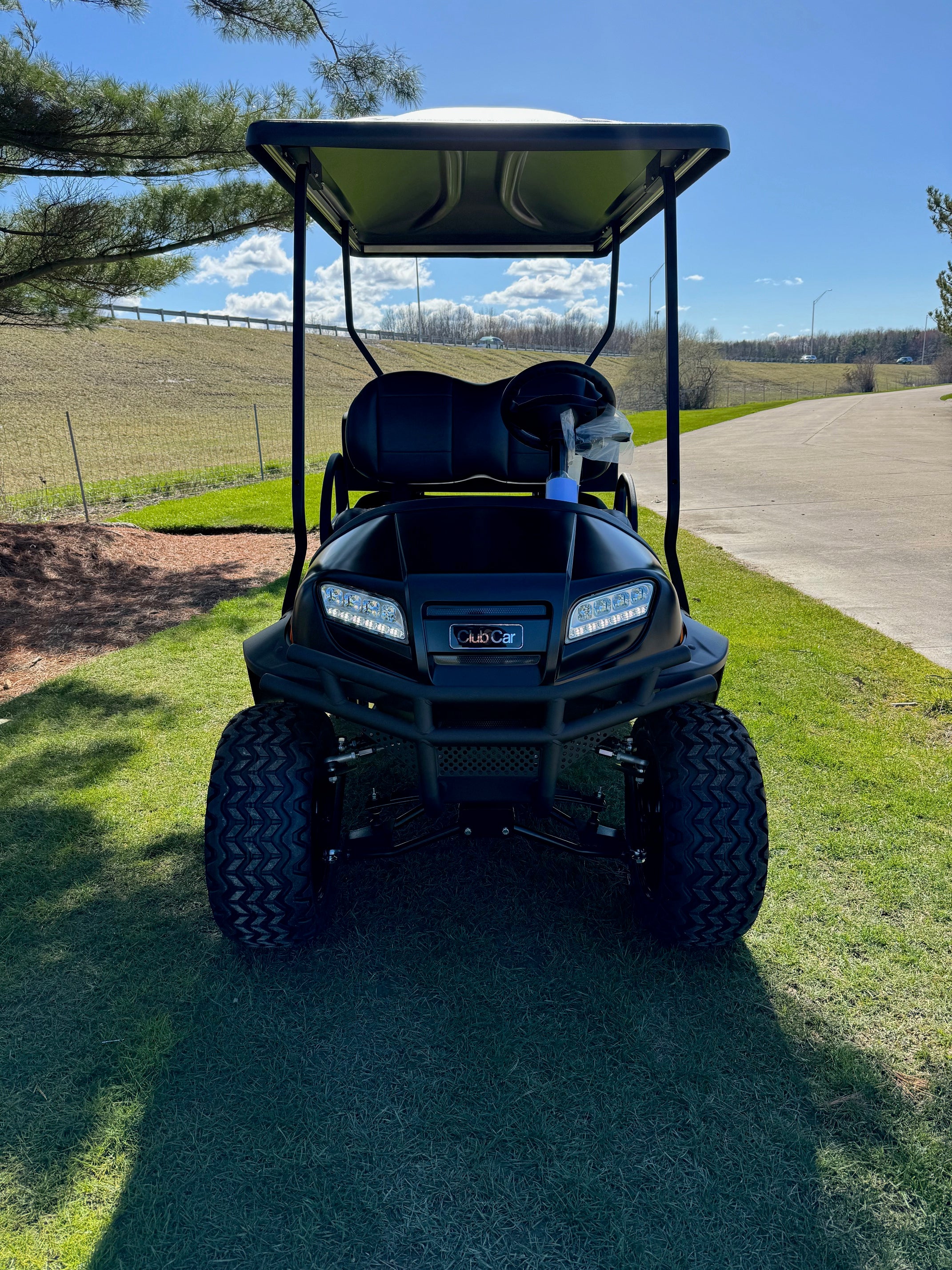 2025 Club Car Lifted  Matt Black  Onward Gas Four Passenger Golf Cart
