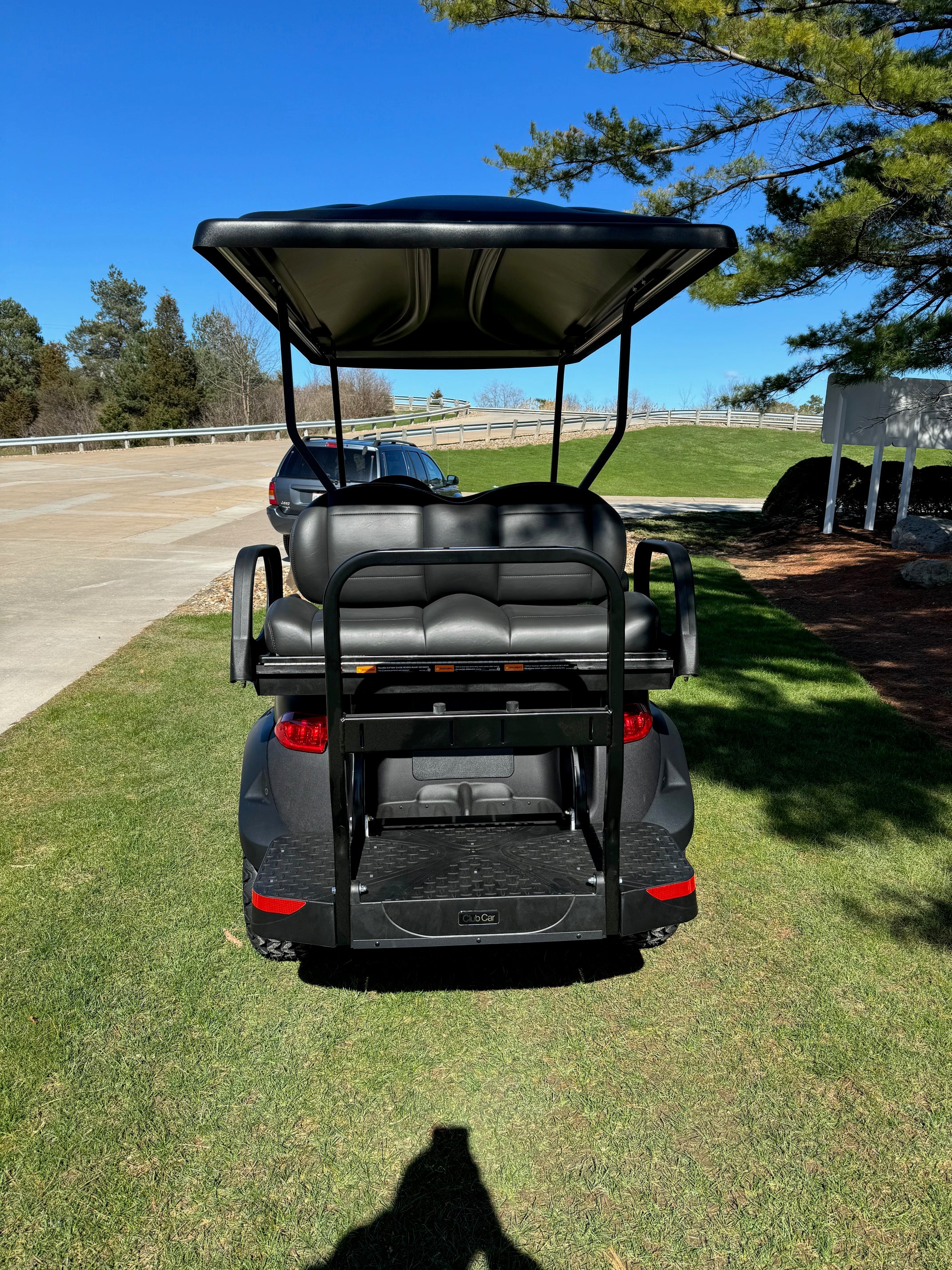 2025 Club Car Lifted  Matt Black  Onward Gas Four Passenger Golf Cart
