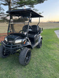 2024 Club Car Lifted Black  Onward Gas Four Passenger Golf Cart