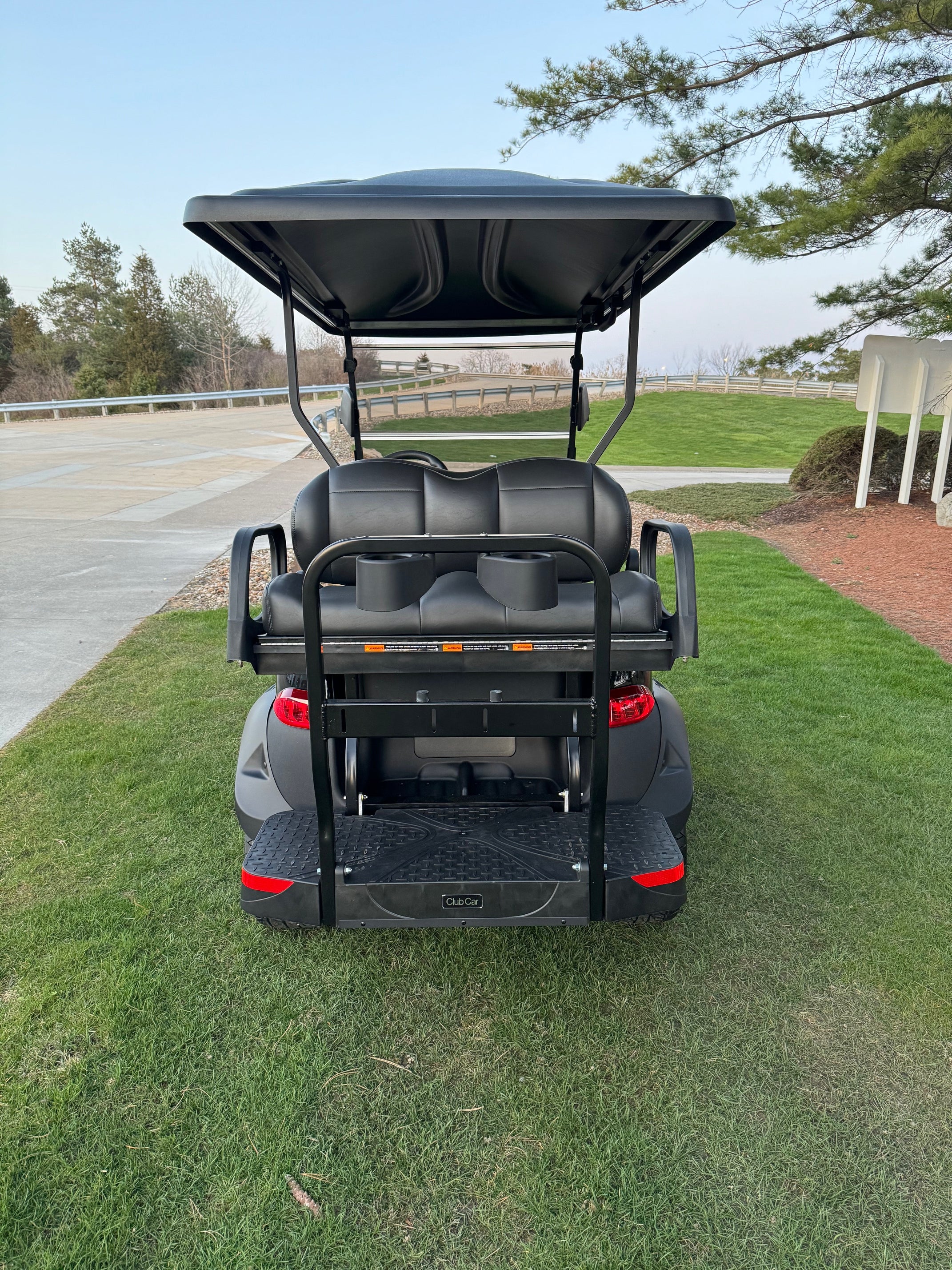 2025 Club Car Lifted Black  Onward Gas Four Passenger Golf Cart