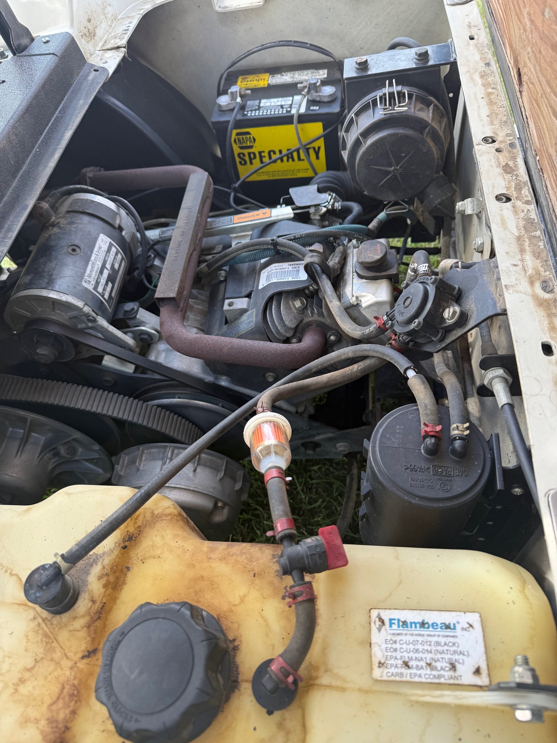 Ezgo Gas Two Passenger Golf Cart