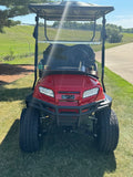 2025 Club Car Lifted Rally Red  Onward Gas Four Passenger Golf Cart