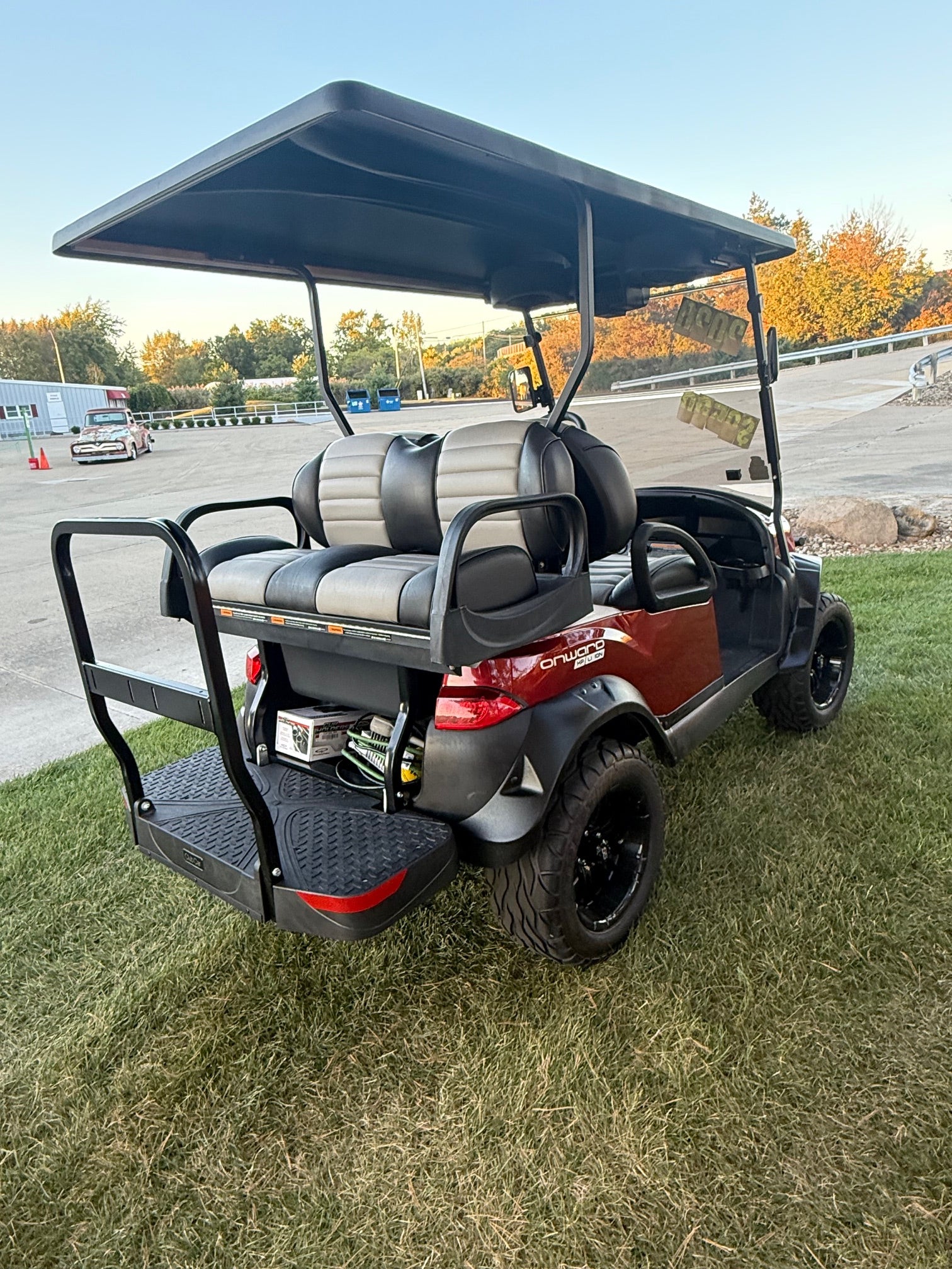 2020 Club Car Onward Hp Candy Red Lithium  Electric  Four Passenger