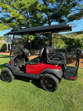 2024 Club Car Precedent  VL4 Candy Red Lifted  Gas 4 Passenger Golf Cart