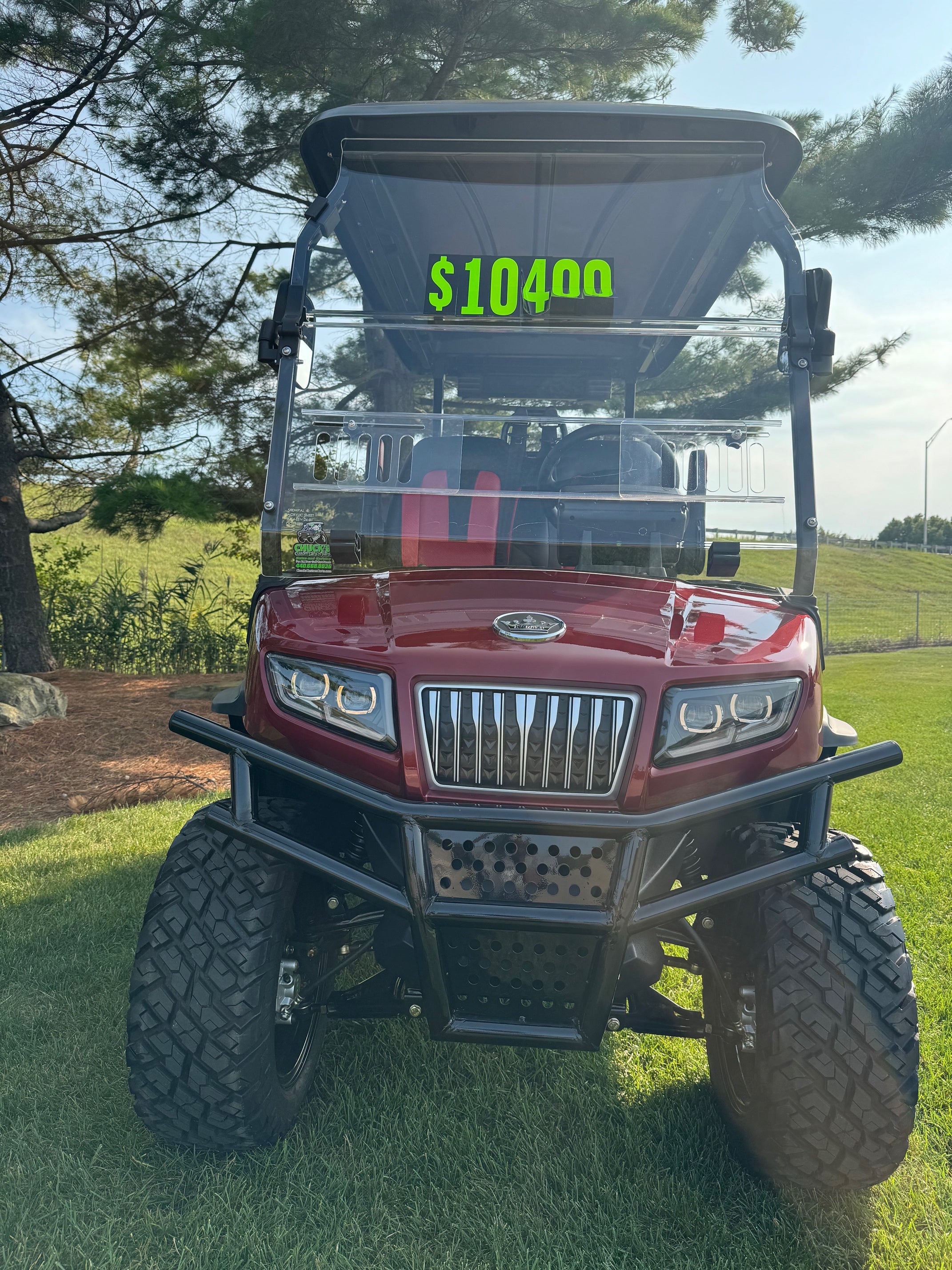 2025 Evolution Red D5 Maverick Lsv Lithium  Electric   Four Seater Forward Street Ready  Golf Cart