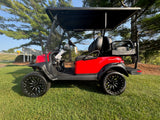 2025 Club Car Lifted Rally Red  Onward Gas Four Passenger Golf Cart