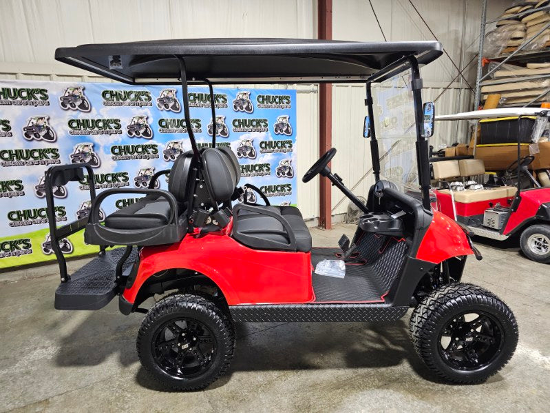 Ezgo Rxv Electric Lifted Four Seater Lithium Street Ready Golf Cart ...