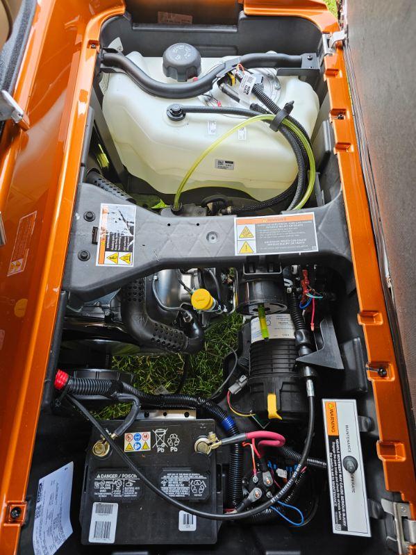 Club Car Onward Gas 4 Passenger Custom Orange  Golf Cart