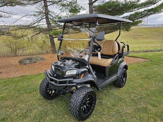 2025 Club Car Lifted Black  Onward Gas Four Passenger Golf Cart