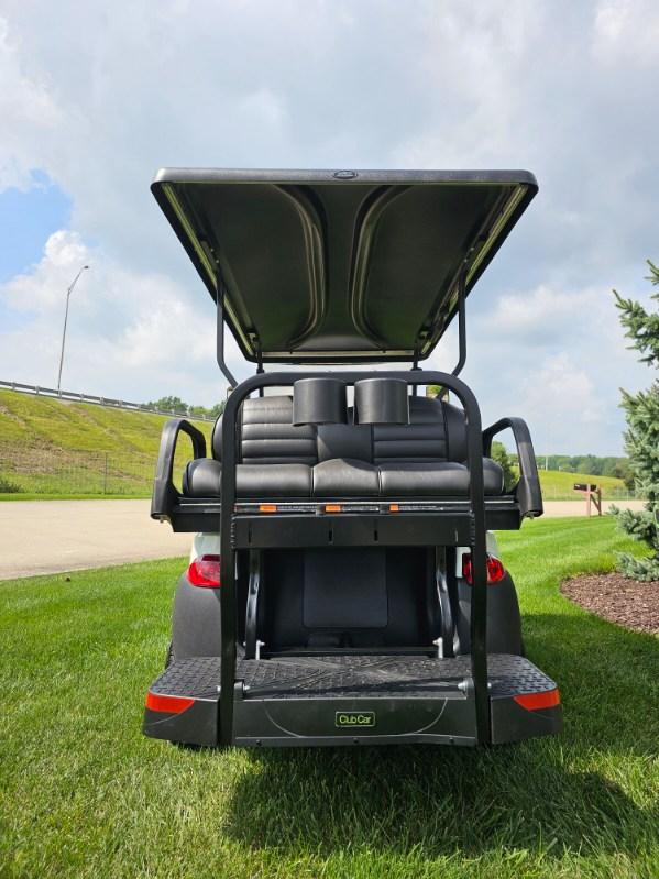 Club Car Onward Gas 4 Passenger Glacier White   Golf Cart