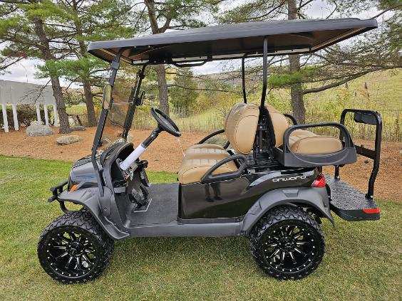 2025 Club Car Lifted Black  Onward Gas Four Passenger Golf Cart