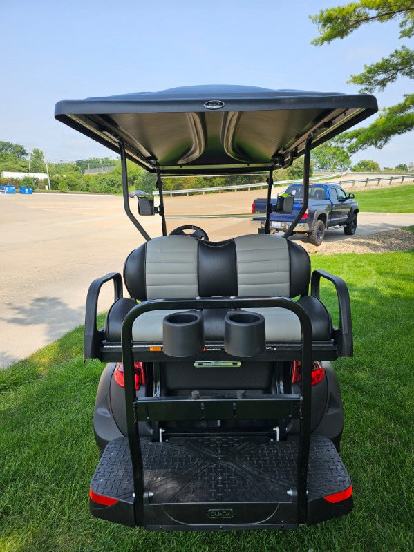 Club Car Onward Lifted HP Candy Apple Red   Four Passenger Golf Cart