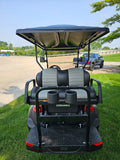 Copy of Club Car Onward Lifted HP Candy Apple Red   Four Passenger Golf Cart