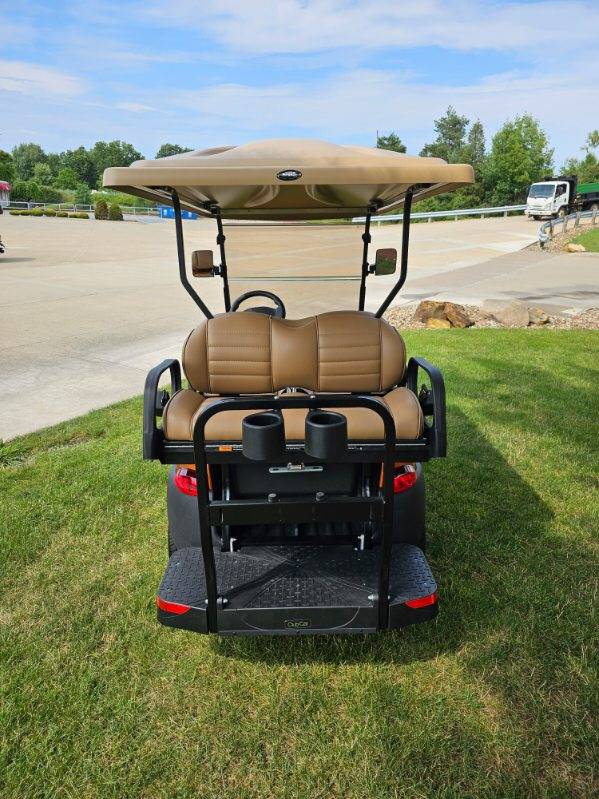 Club Car Onward Gas 4 Passenger Custom Orange Golf Cart – Chuck's ...