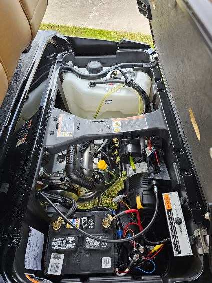 2025 Club Car Lifted Black  Onward Gas Four Passenger Golf Cart