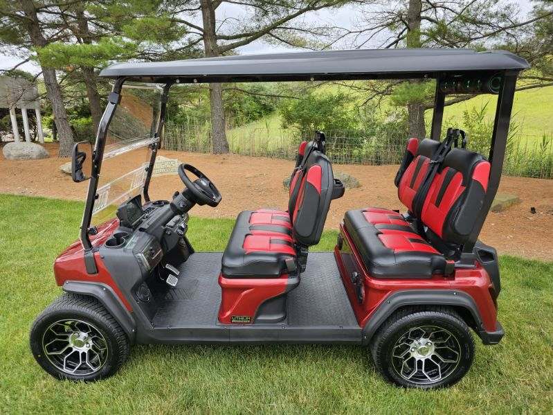 2025 Evolution D5 Ranger Lsv Lithium Electric Four Seater Forward Stre ...