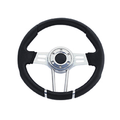 12.5 Aviator Black Rim Steering Wheel