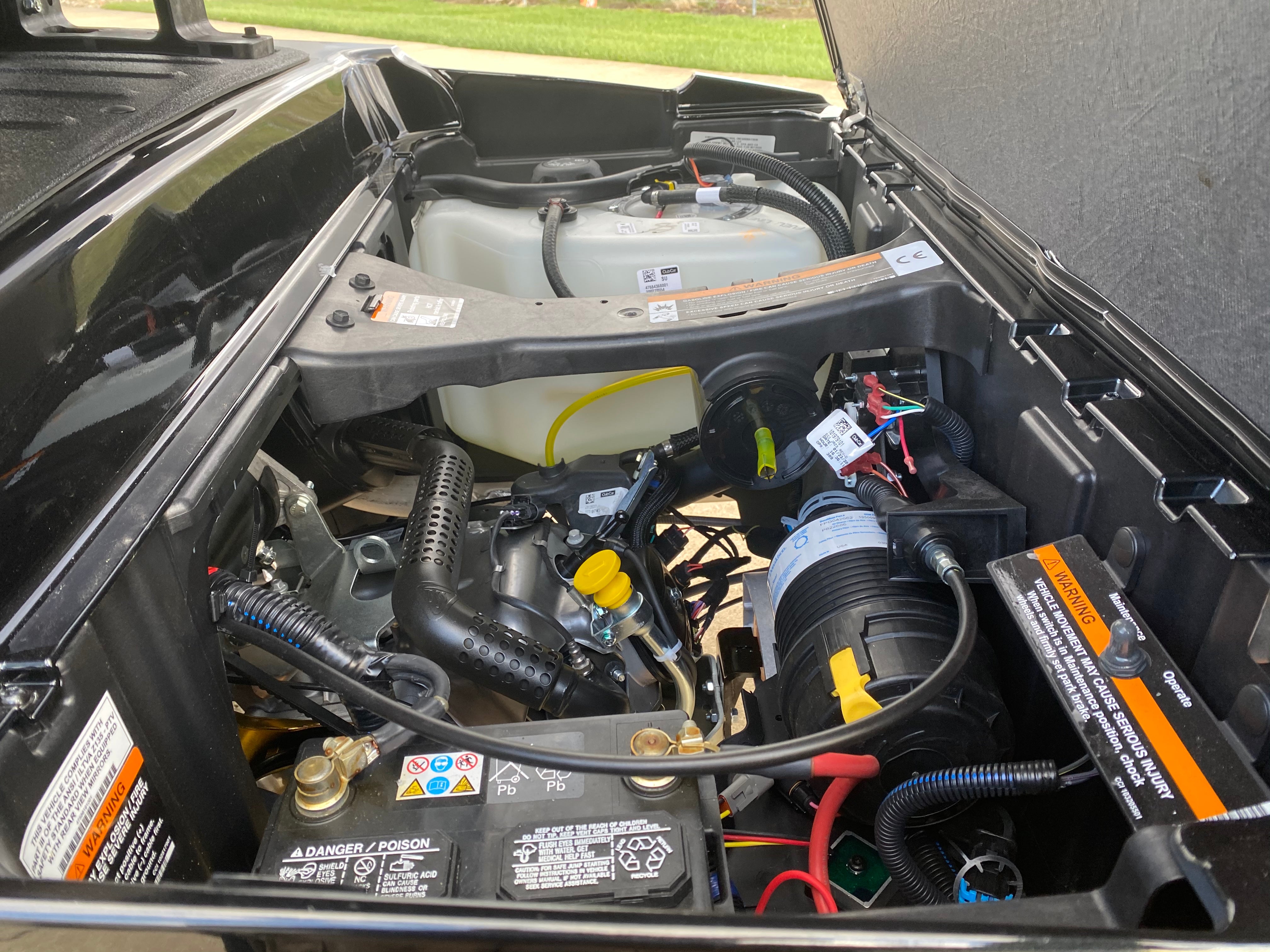 2025 Club Car Lifted Dark Grey  Onward Gas Four Passenger Golf Cart