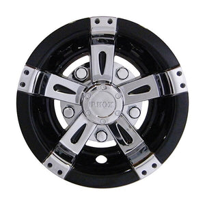 8" Black &  Chrome RHOX Vegas Wheel Covers